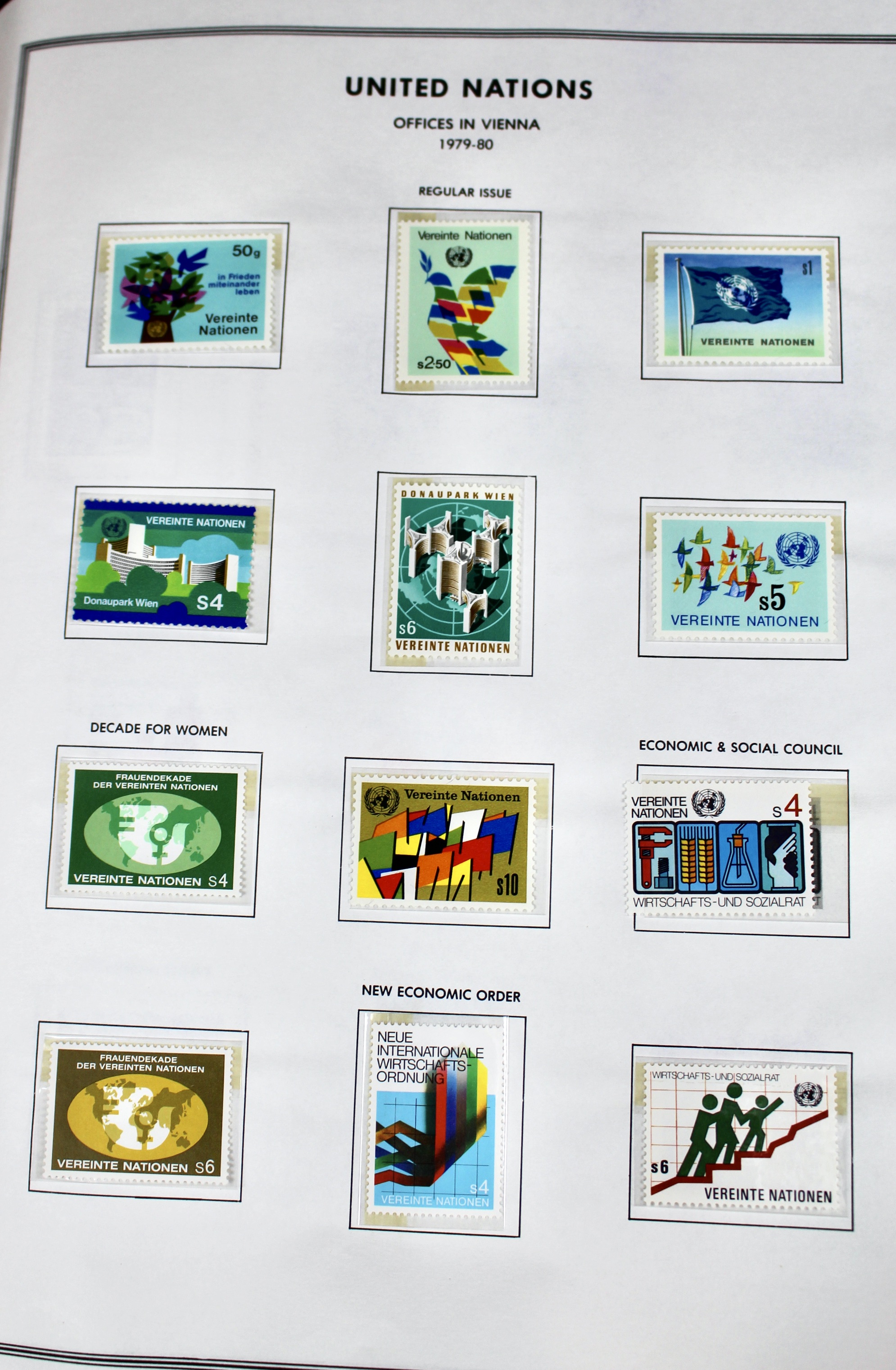Mint Never Hinged U.N. Stamp Collection, 1951 to 1982