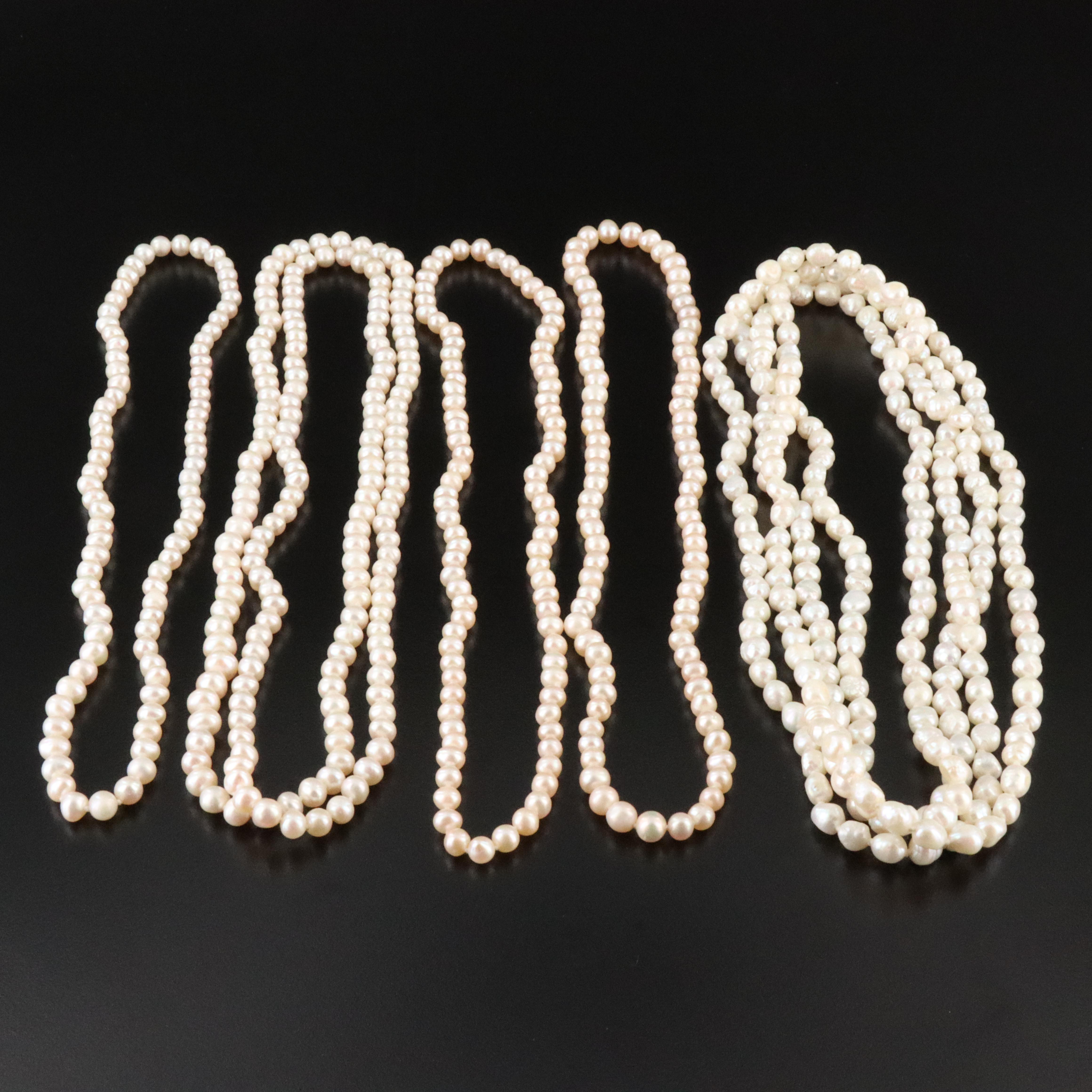 Endless Pearl Necklace Collection