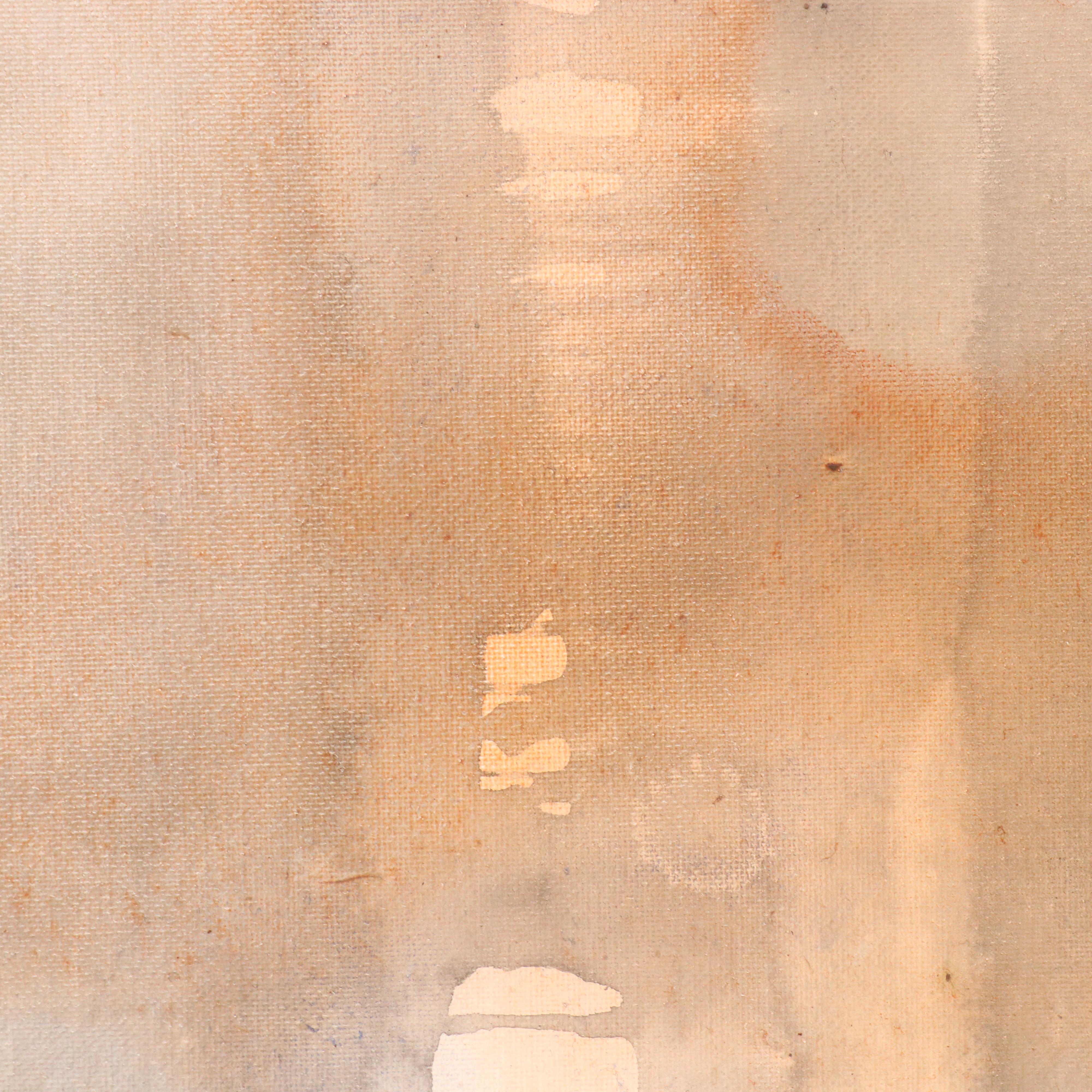 Milagros Pongo Abstract Mixed Media Painting, 21st Century