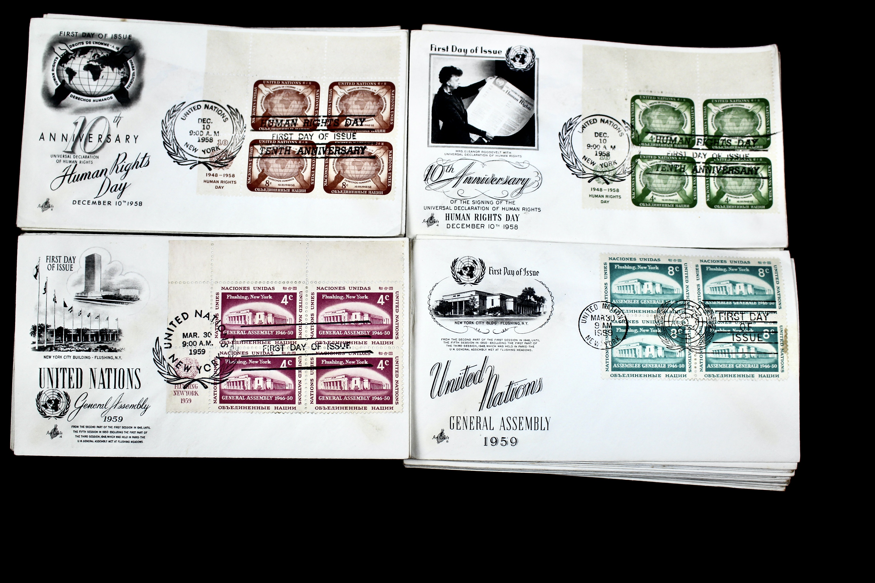 United Nations First Day Cover Collection