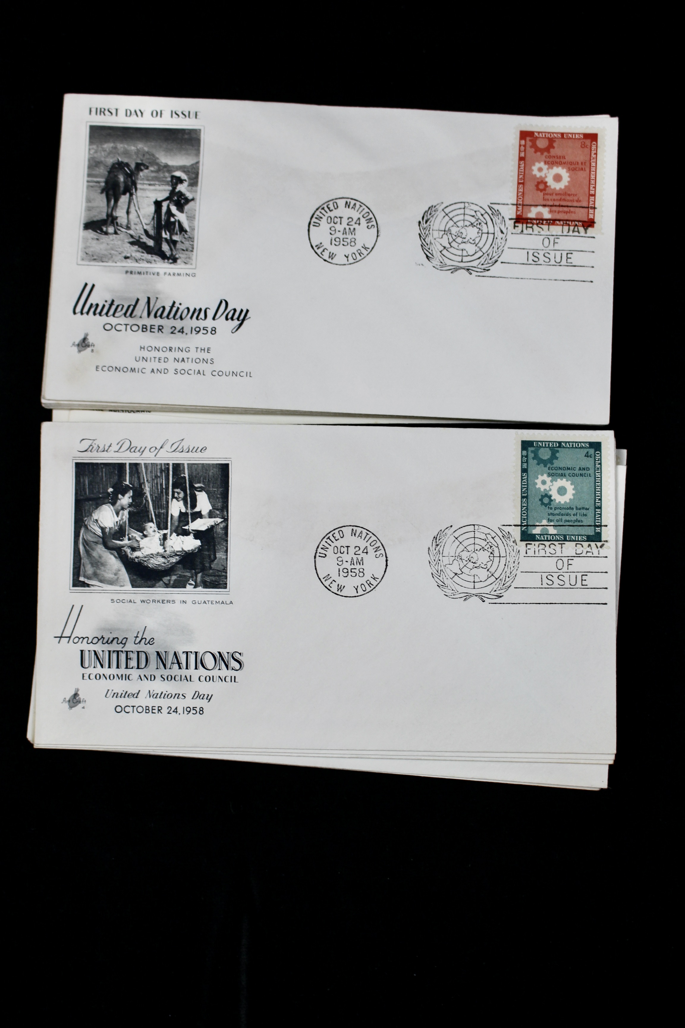 United Nations First Day Cover Collection