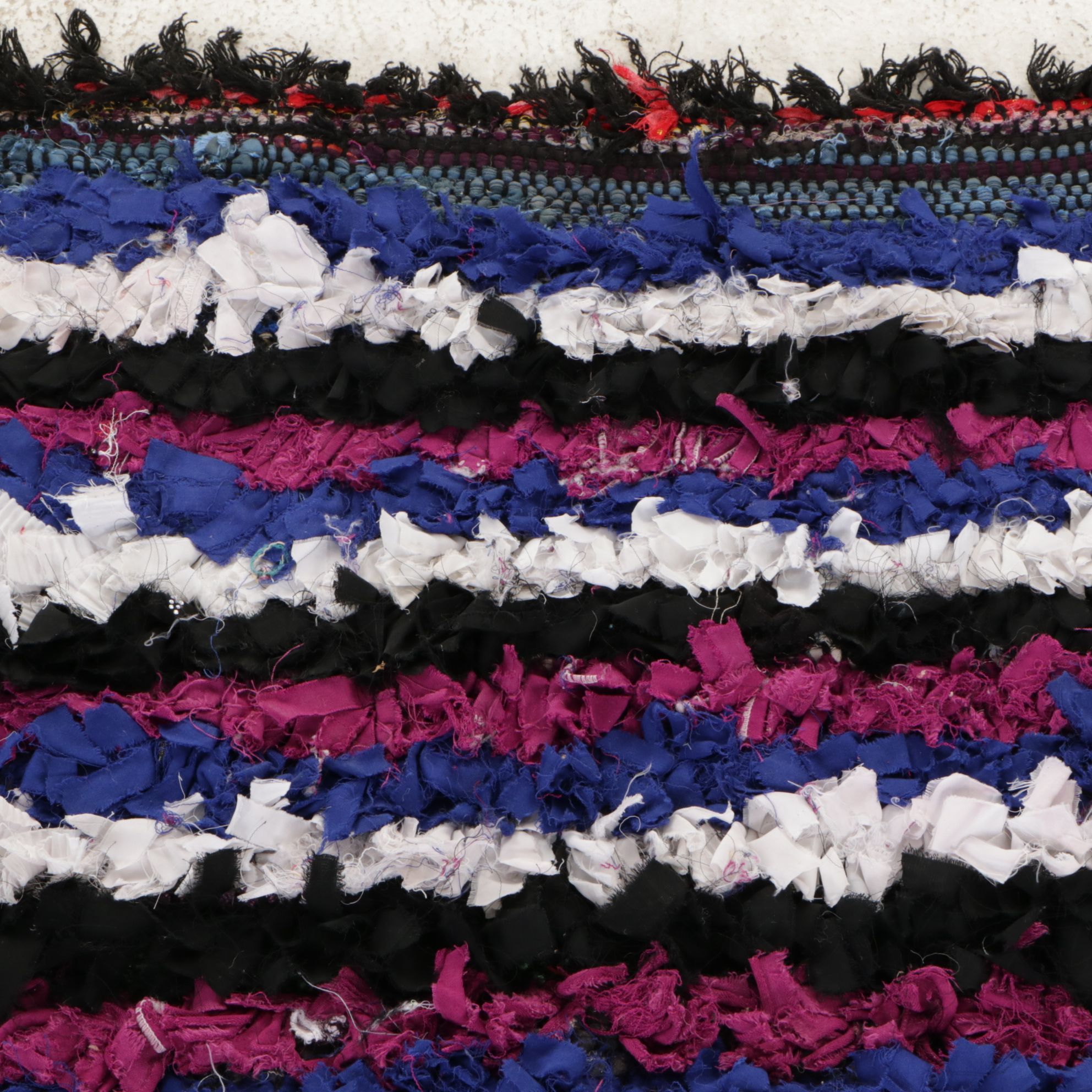 Pair of Hand-Knotted Boucherouite Accent Rugs