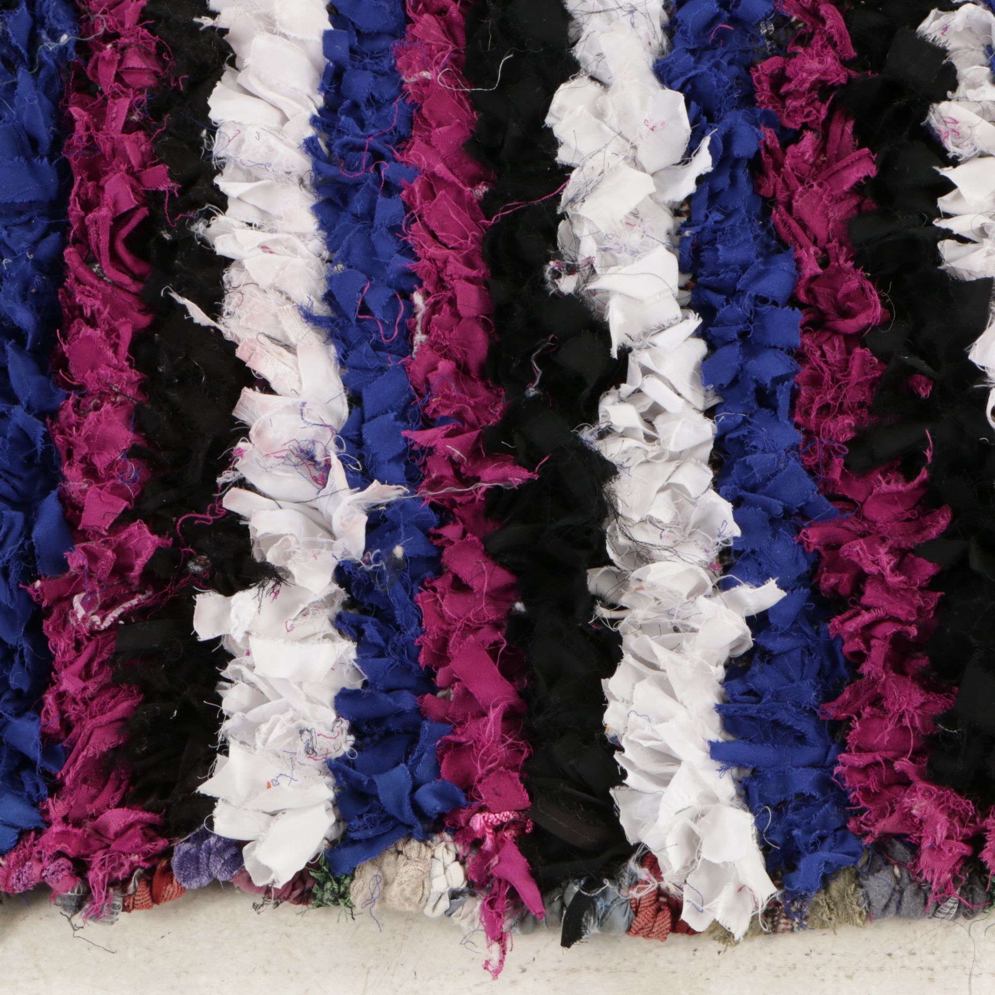 Pair of Hand-Knotted Boucherouite Accent Rugs