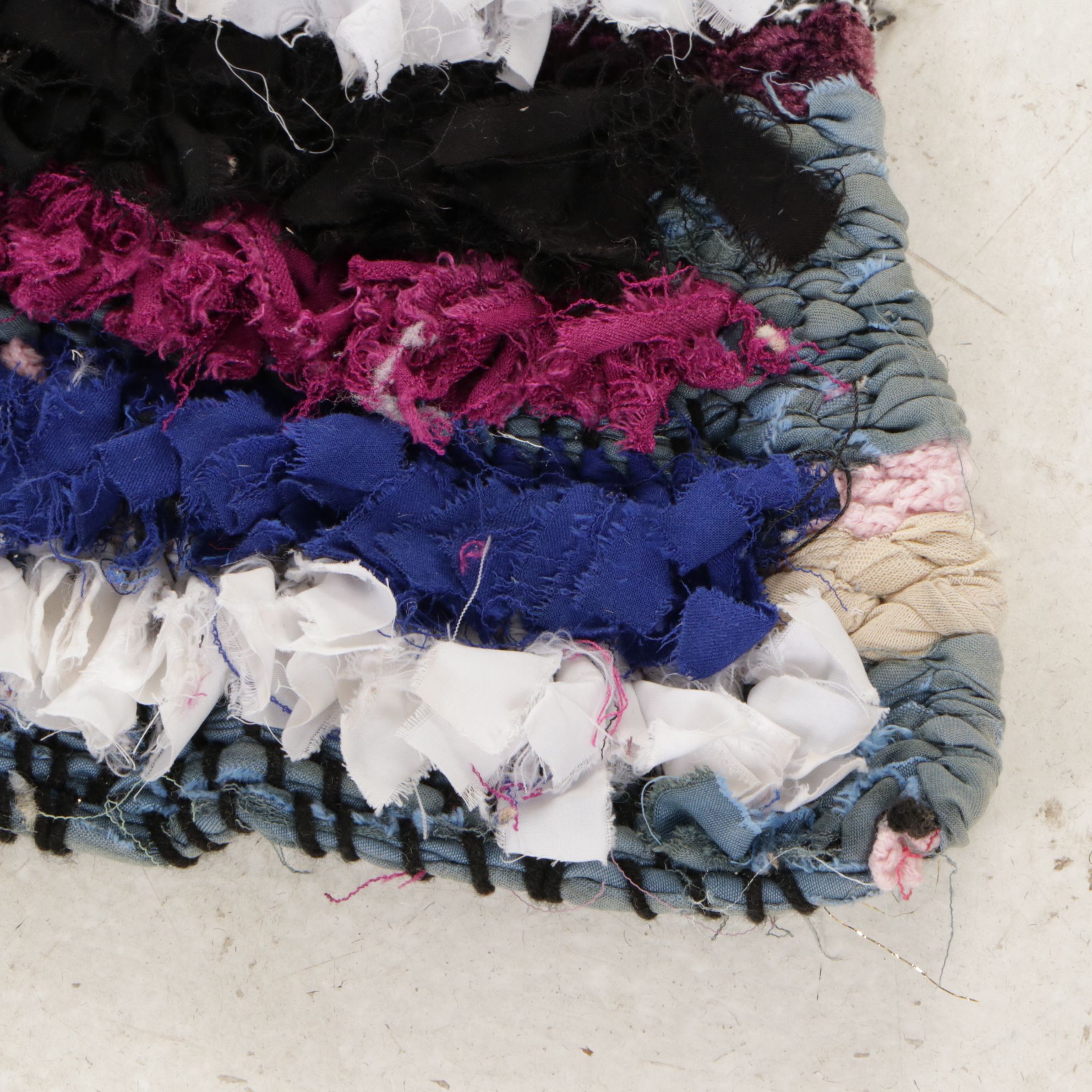 Pair of Hand-Knotted Boucherouite Accent Rugs