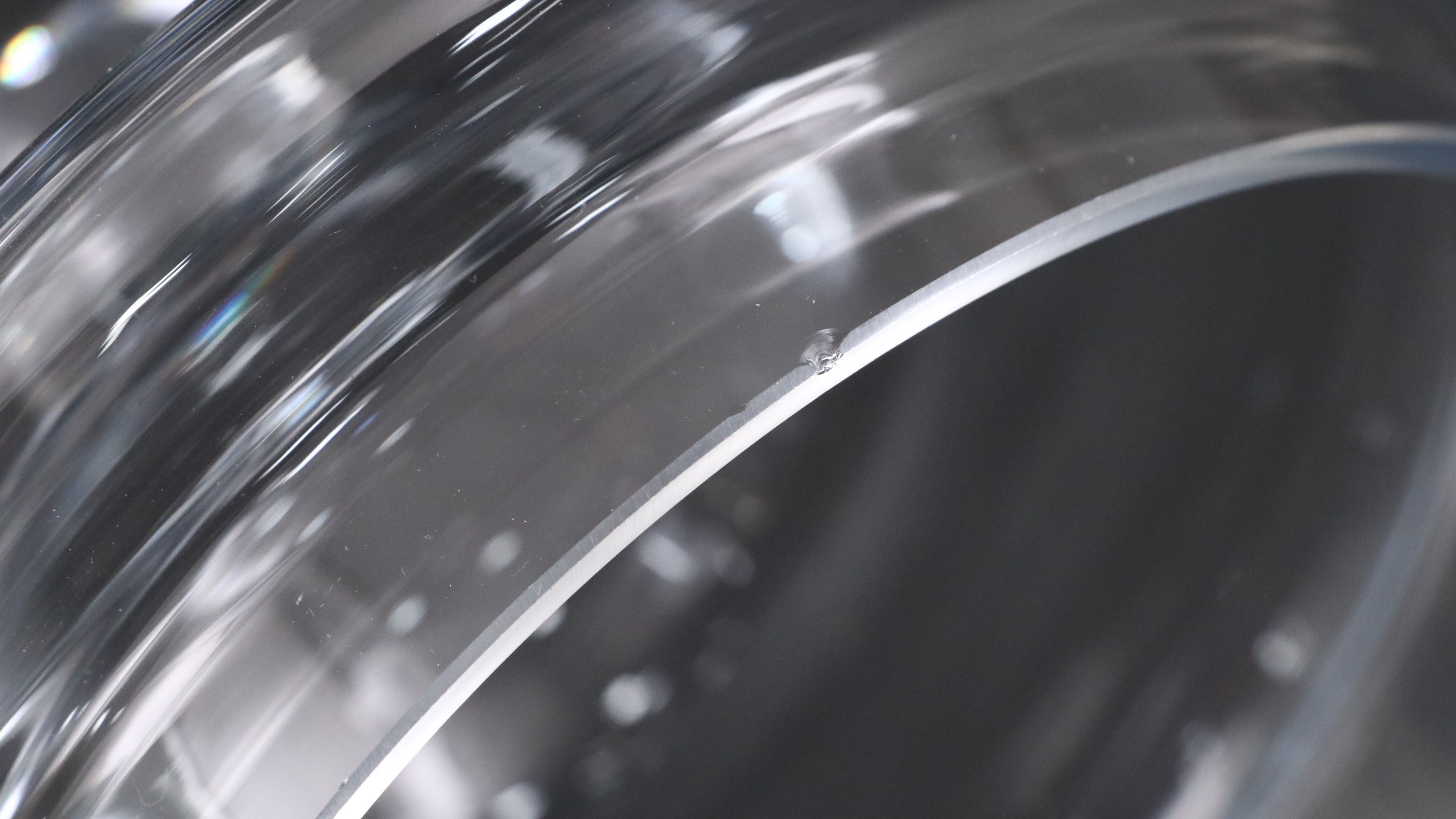 Three Clear Glass Apothecary Style Lidded Jars