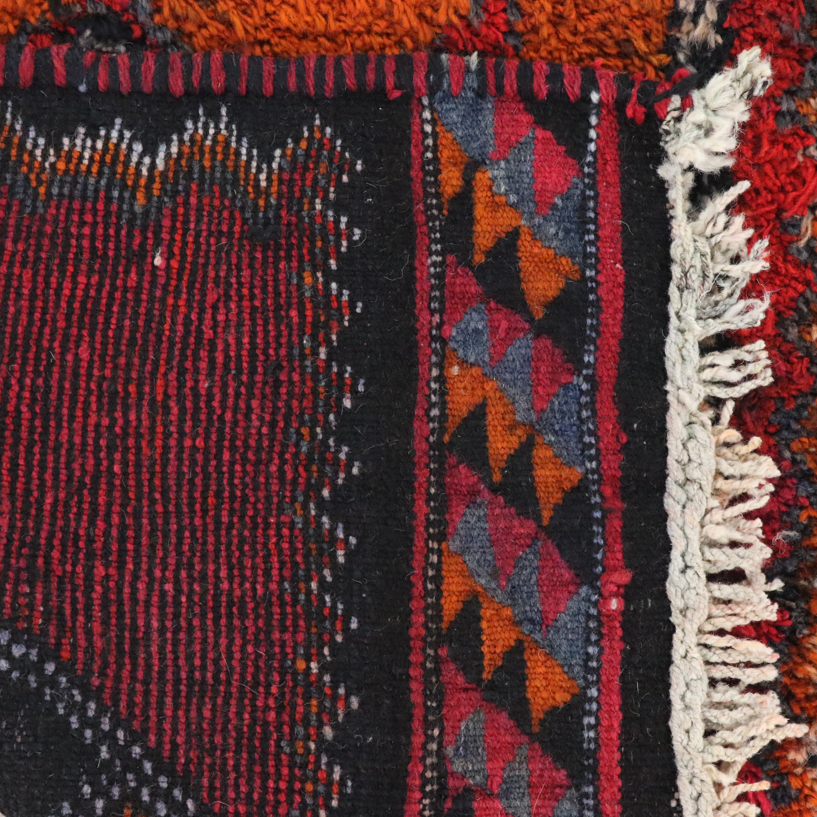 3'5 x 10'7 Hand-Knotted Moroccan Berber Long Rug