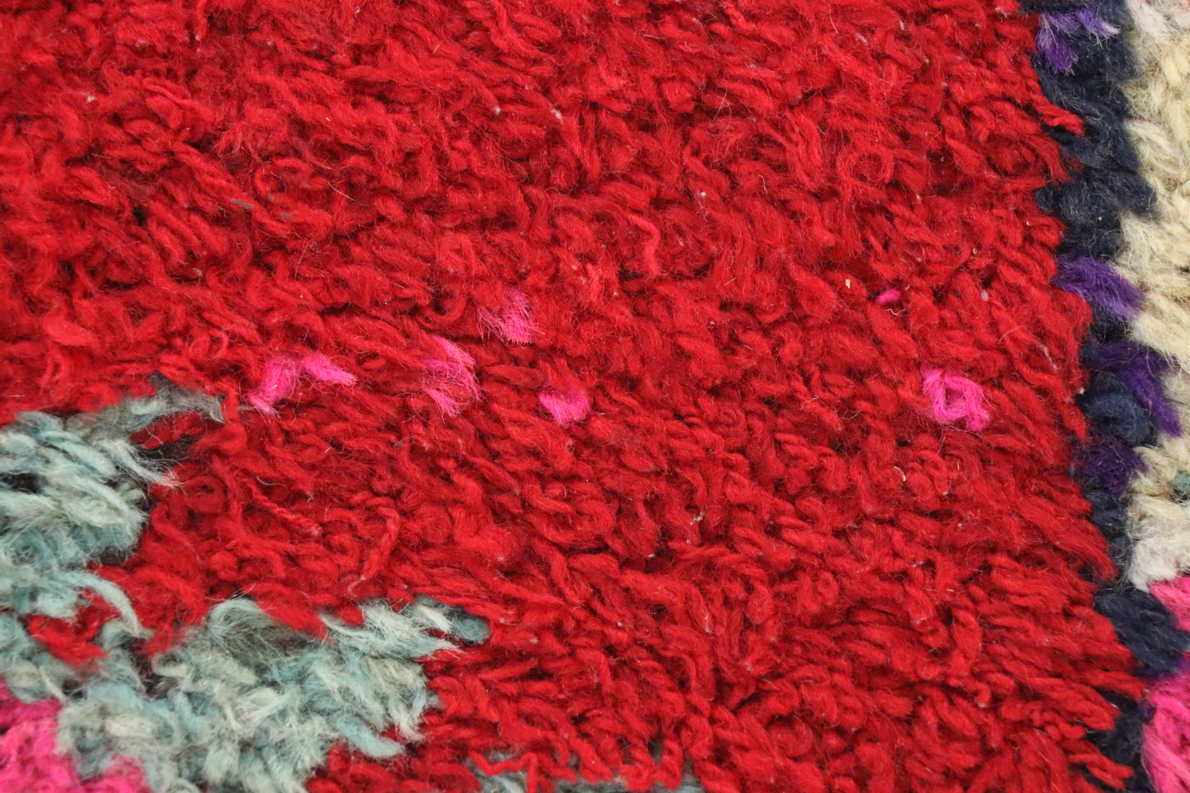 3' x 12'1 Hand-Knotted Moroccan Berber Carpet Runner