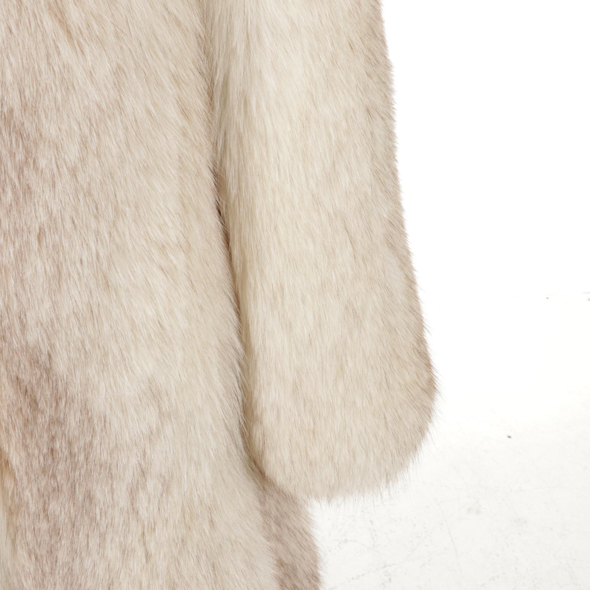 Blue Fox Fur Stroller