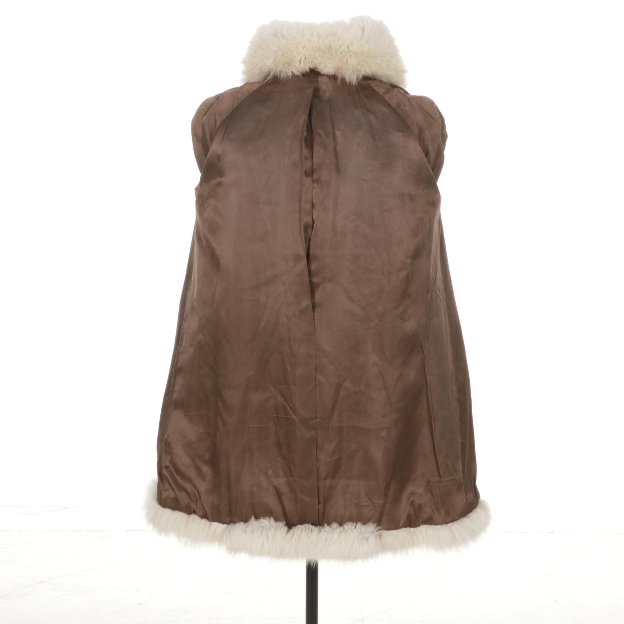 Blue Fox Fur Stroller