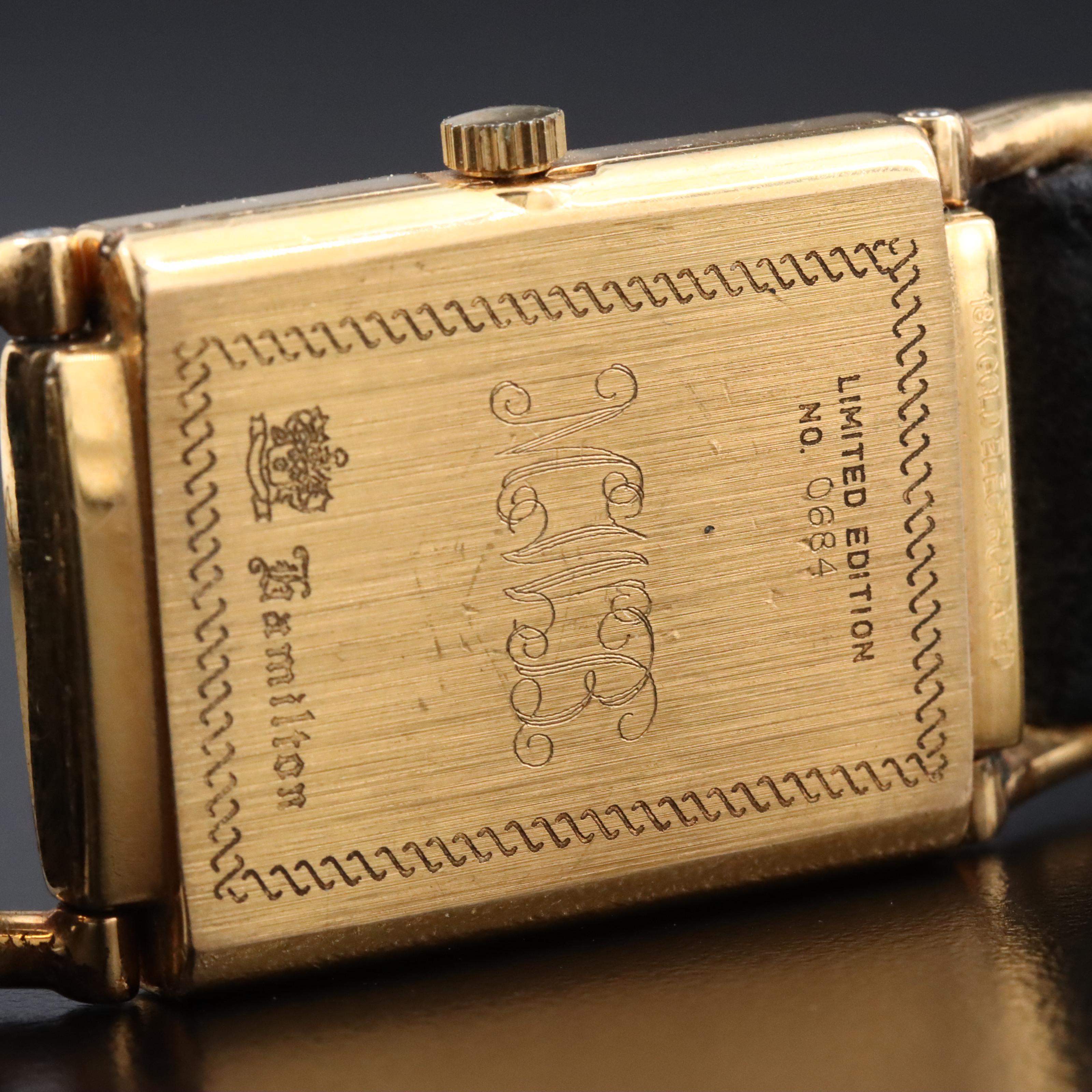 Hamilton Limited Edition Gold-Tone Quartz Watch