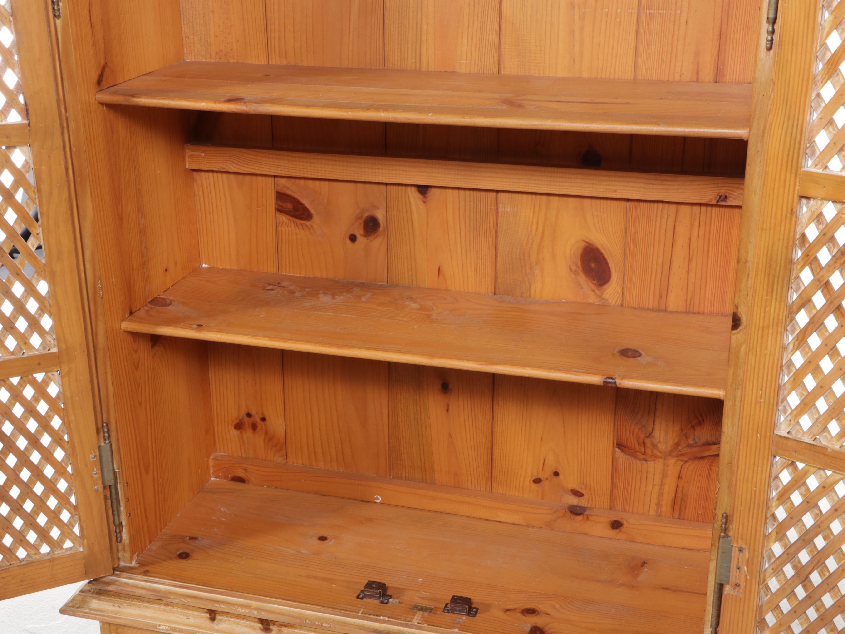 French Provincial Style Pine Cabinet