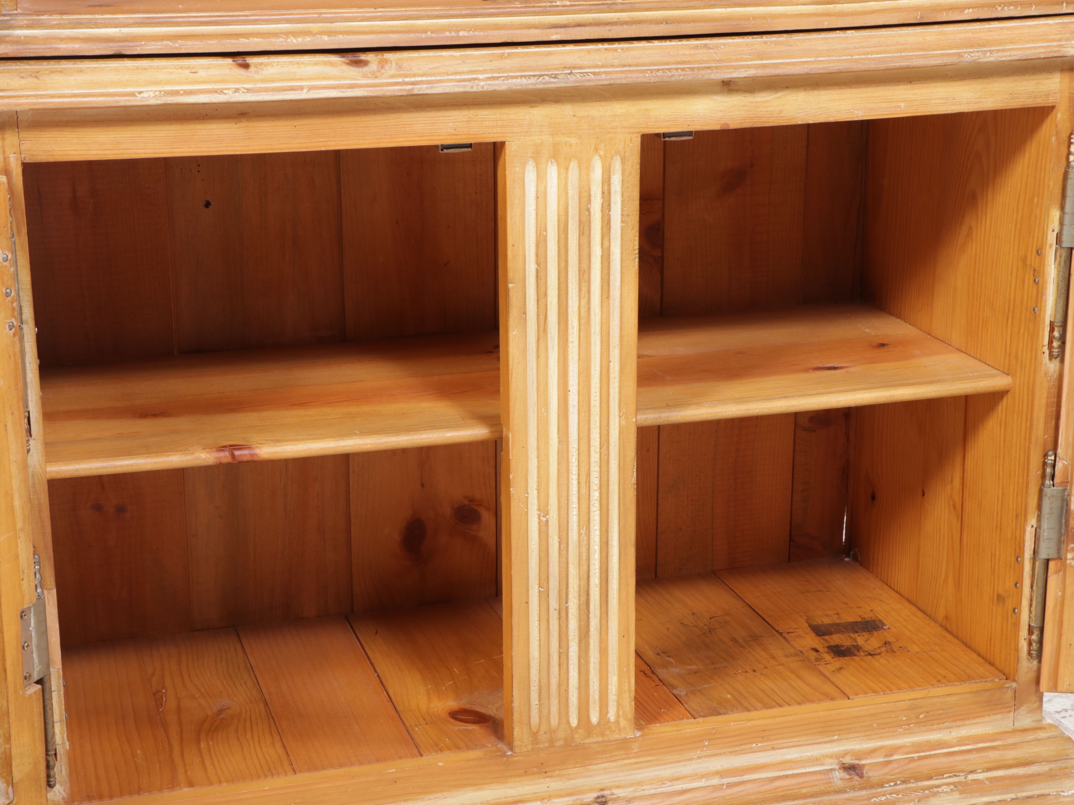 French Provincial Style Pine Cabinet