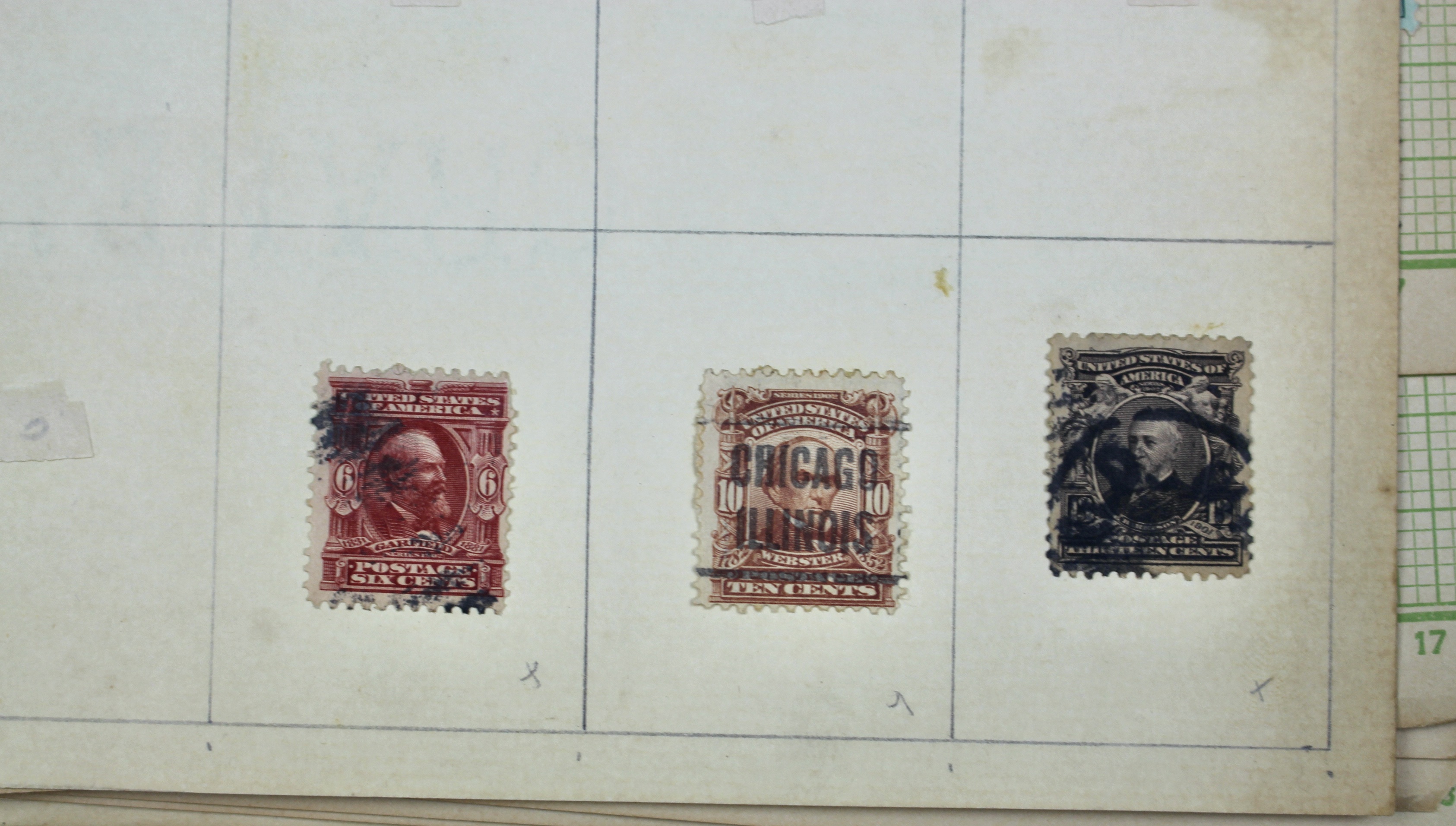 Early University Notebook of Hundreds of Vintage U.S. Postage Stamps