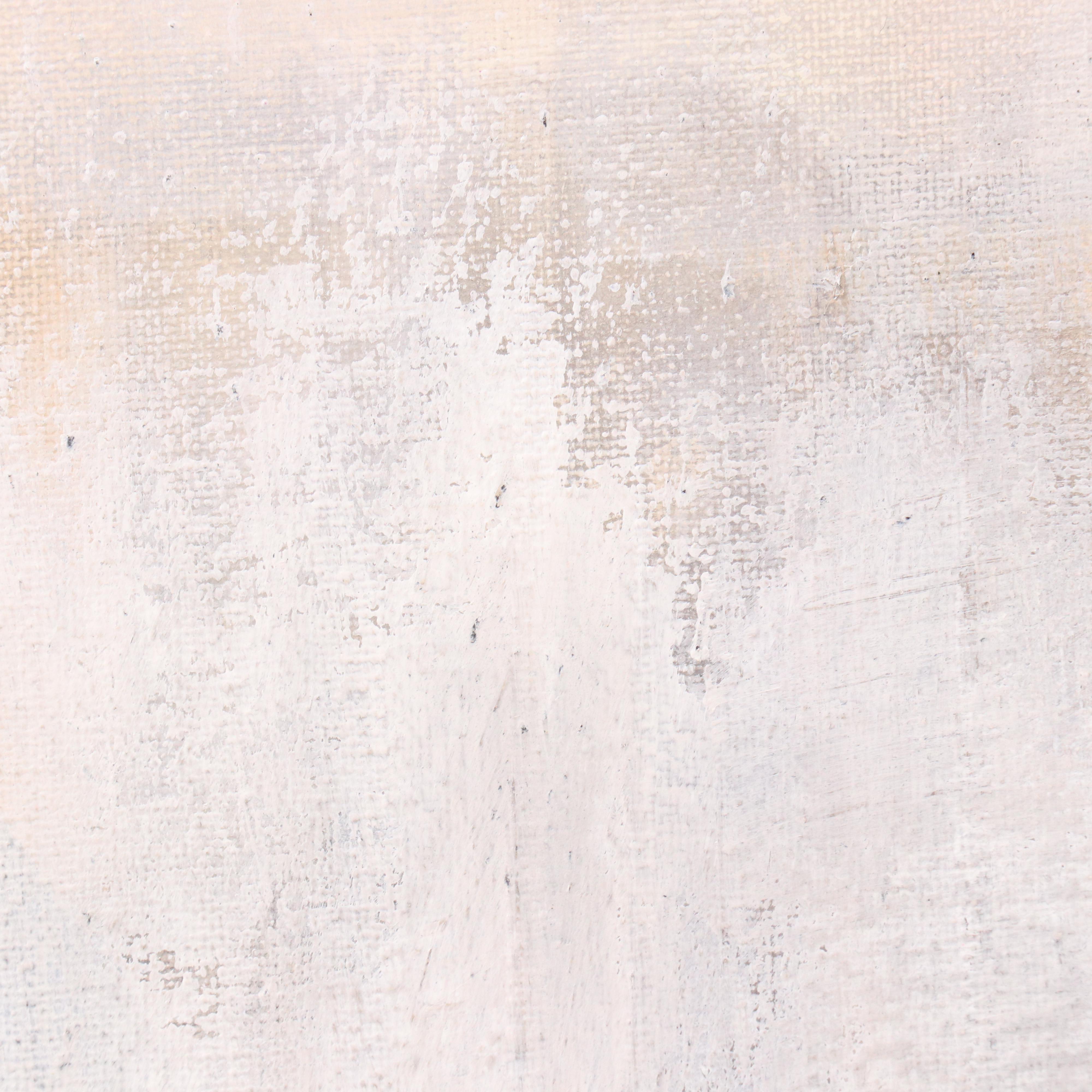 Milagros Pongo Abstract Mixed Media Painting "Minimalism," 21st Century