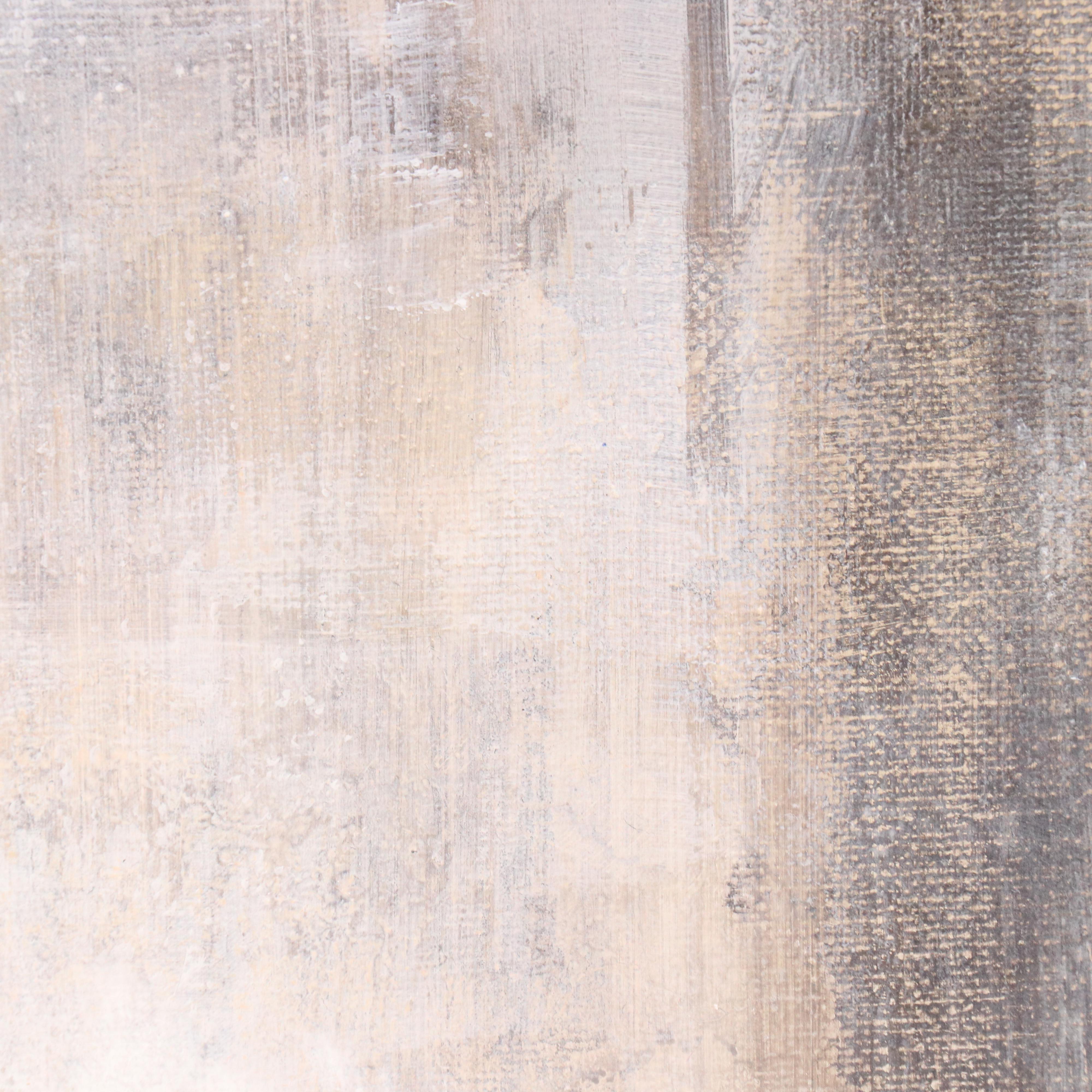 Milagros Pongo Abstract Mixed Media Painting "Minimalism," 21st Century