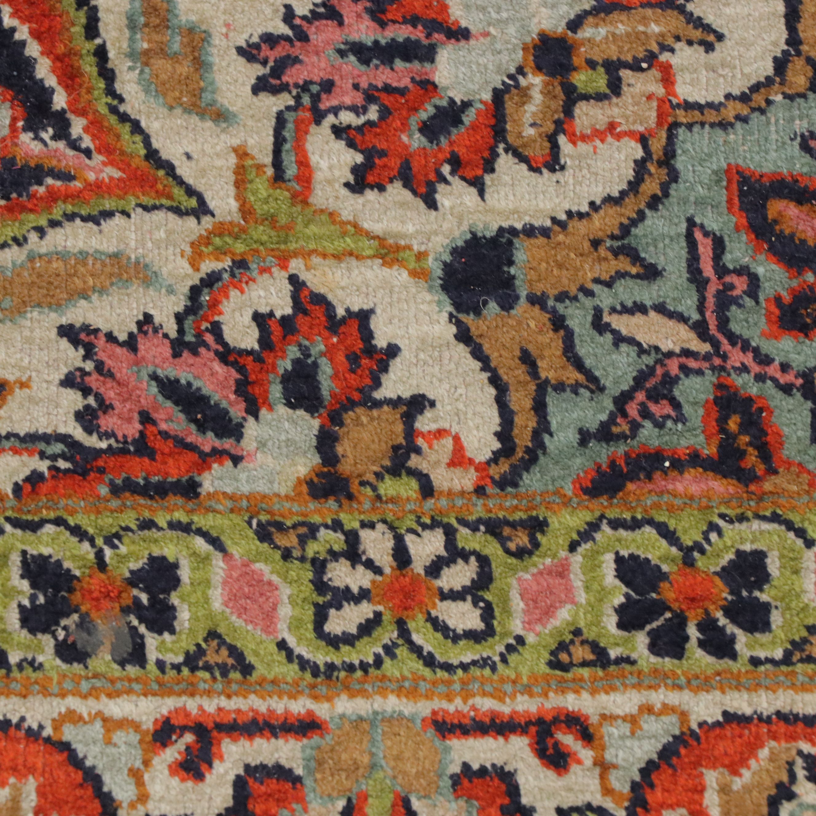 10'3 x 14'6 Hand-Knotted Persian Tabriz Room-Sized Rug