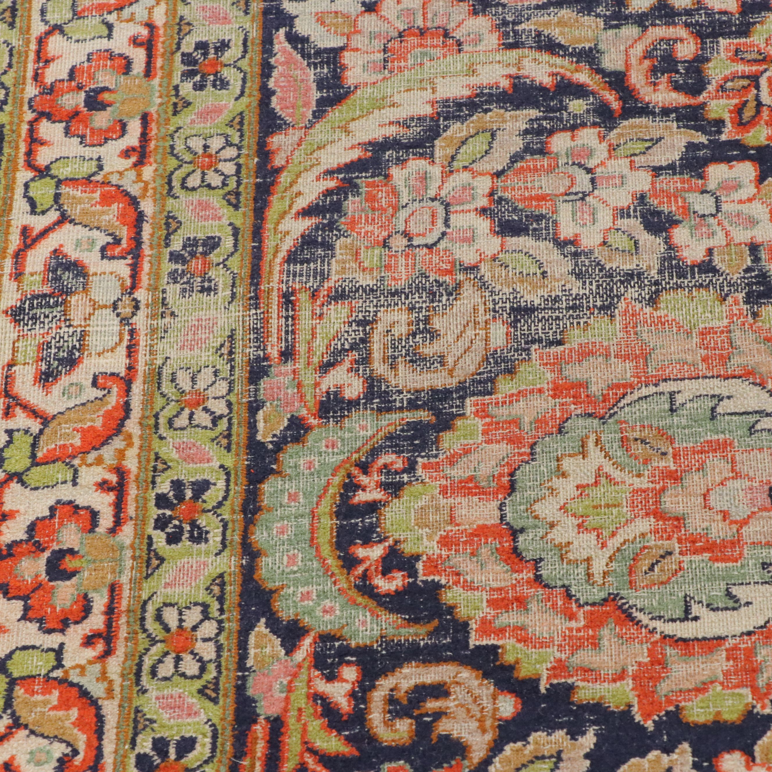 10'3 x 14'6 Hand-Knotted Persian Tabriz Room-Sized Rug