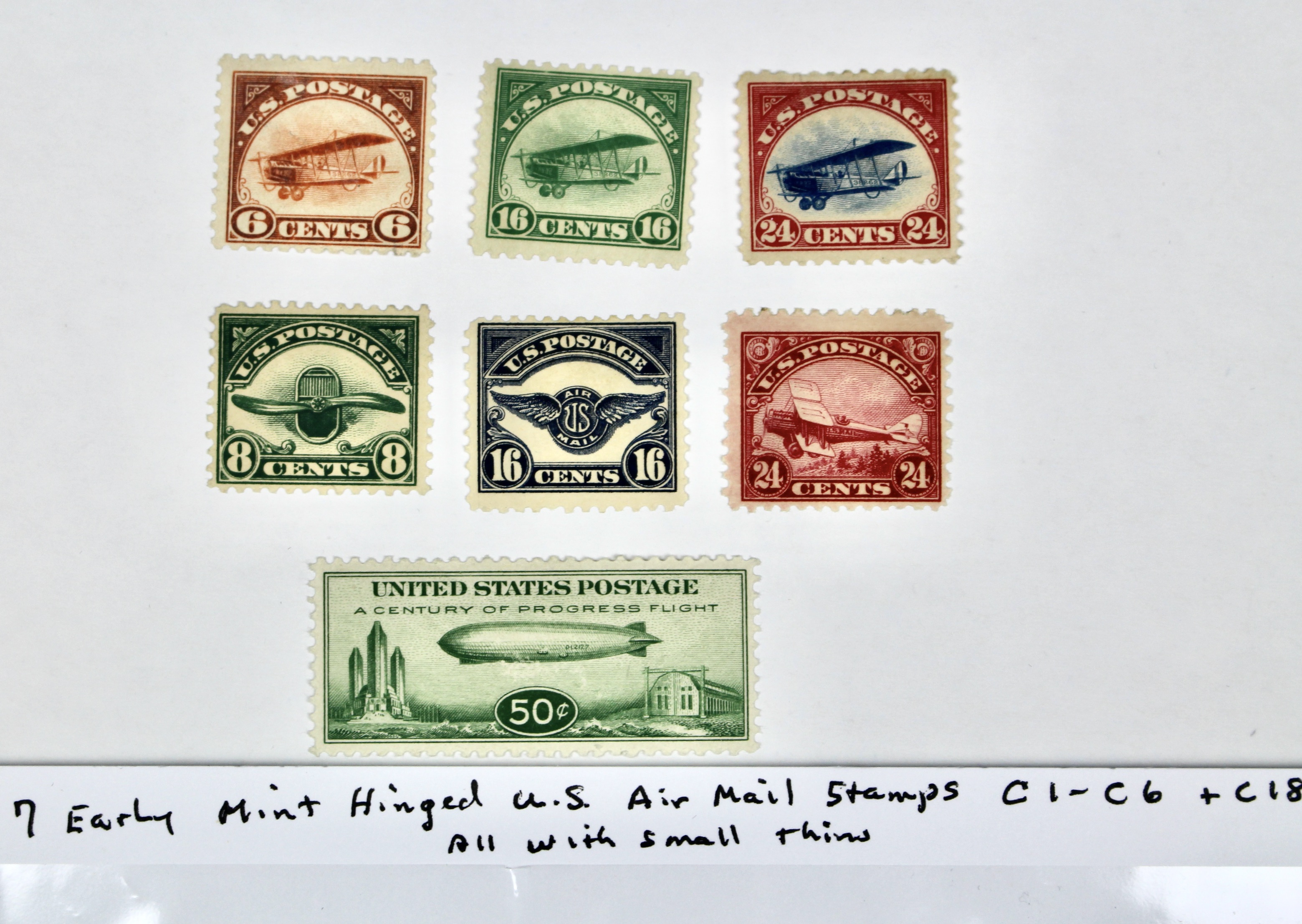 Early University Notebook of Hundreds of Vintage U.S. Postage Stamps