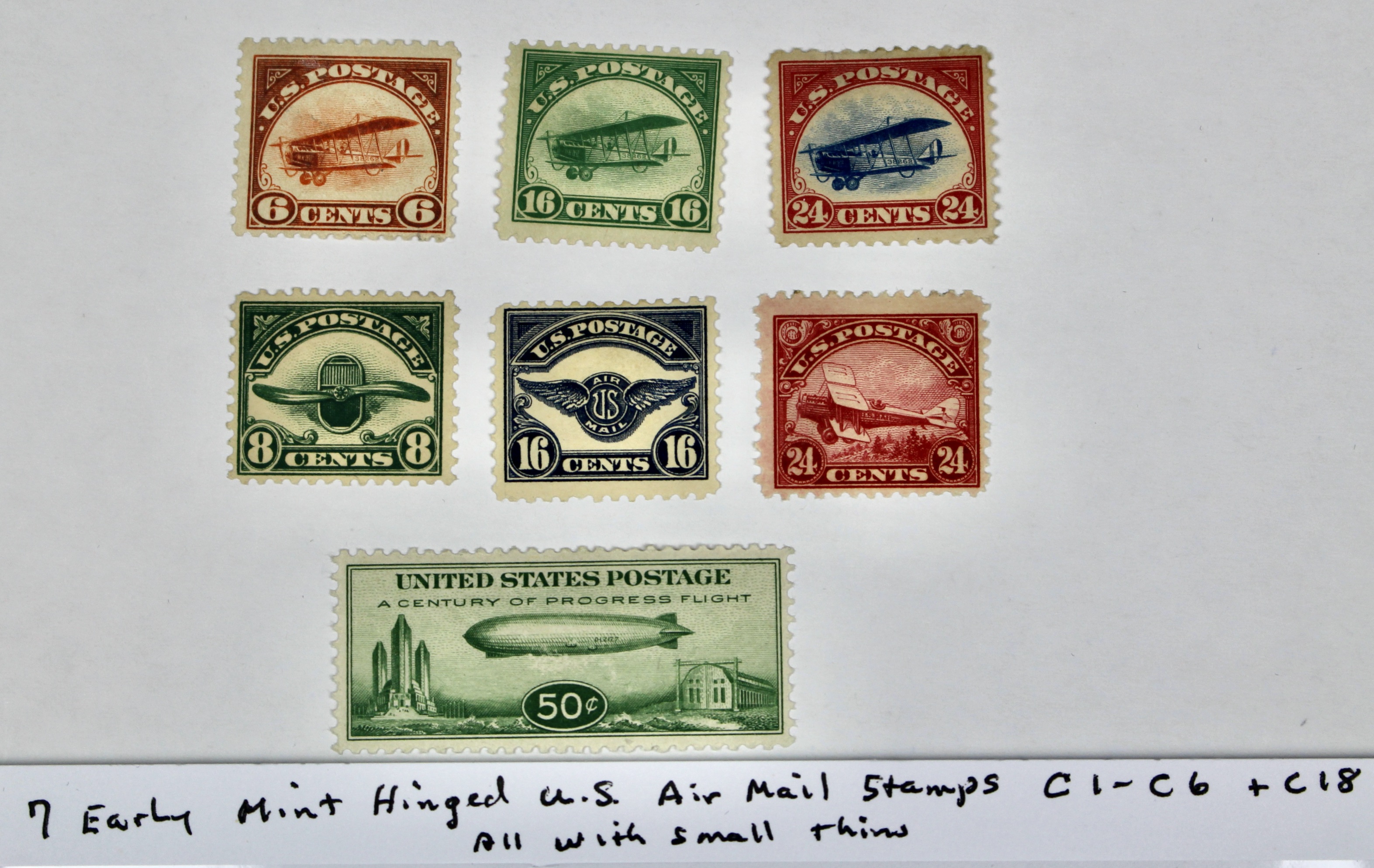 Early University Notebook of Hundreds of Vintage U.S. Postage Stamps