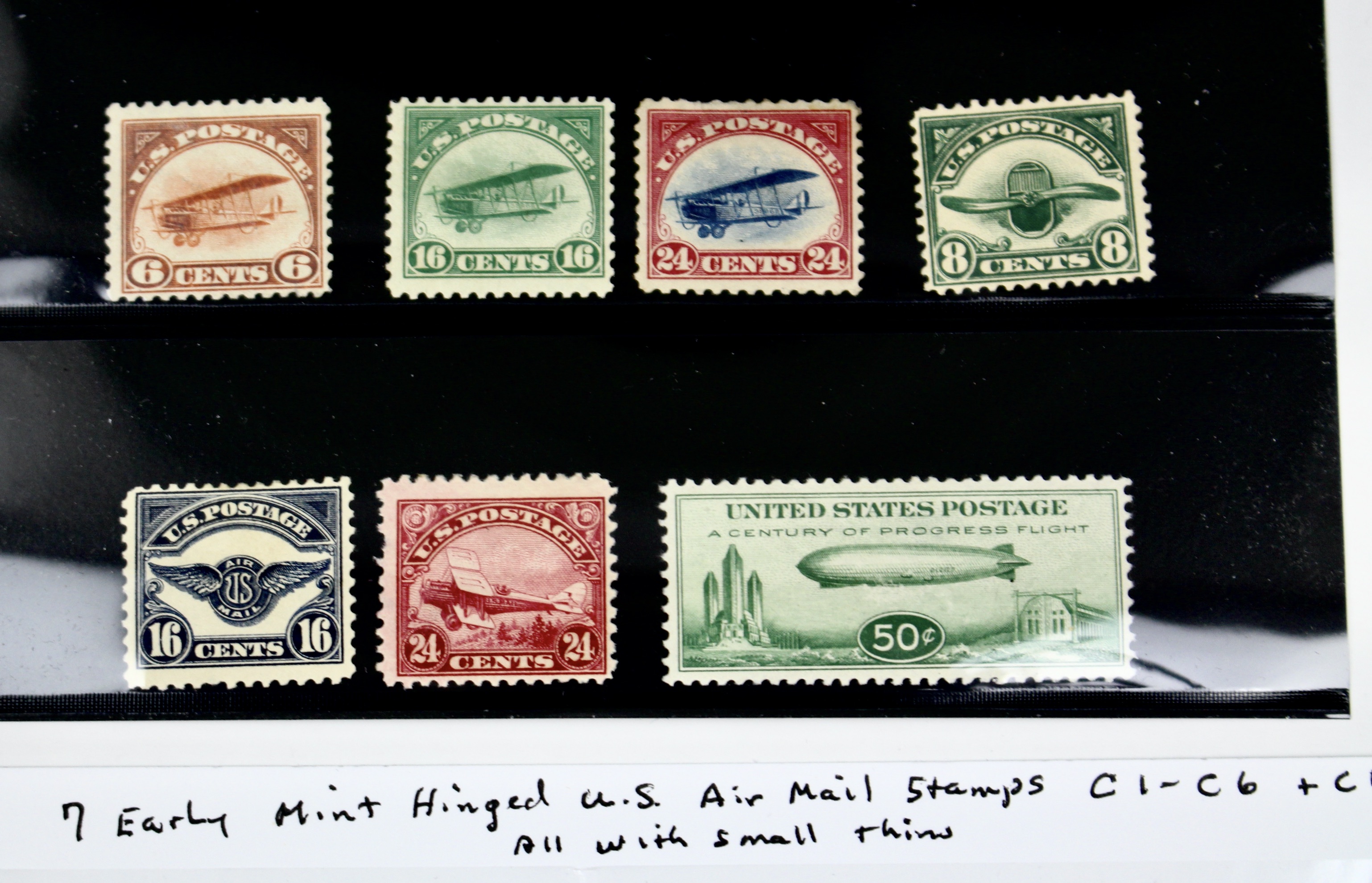 Early University Notebook of Hundreds of Vintage U.S. Postage Stamps