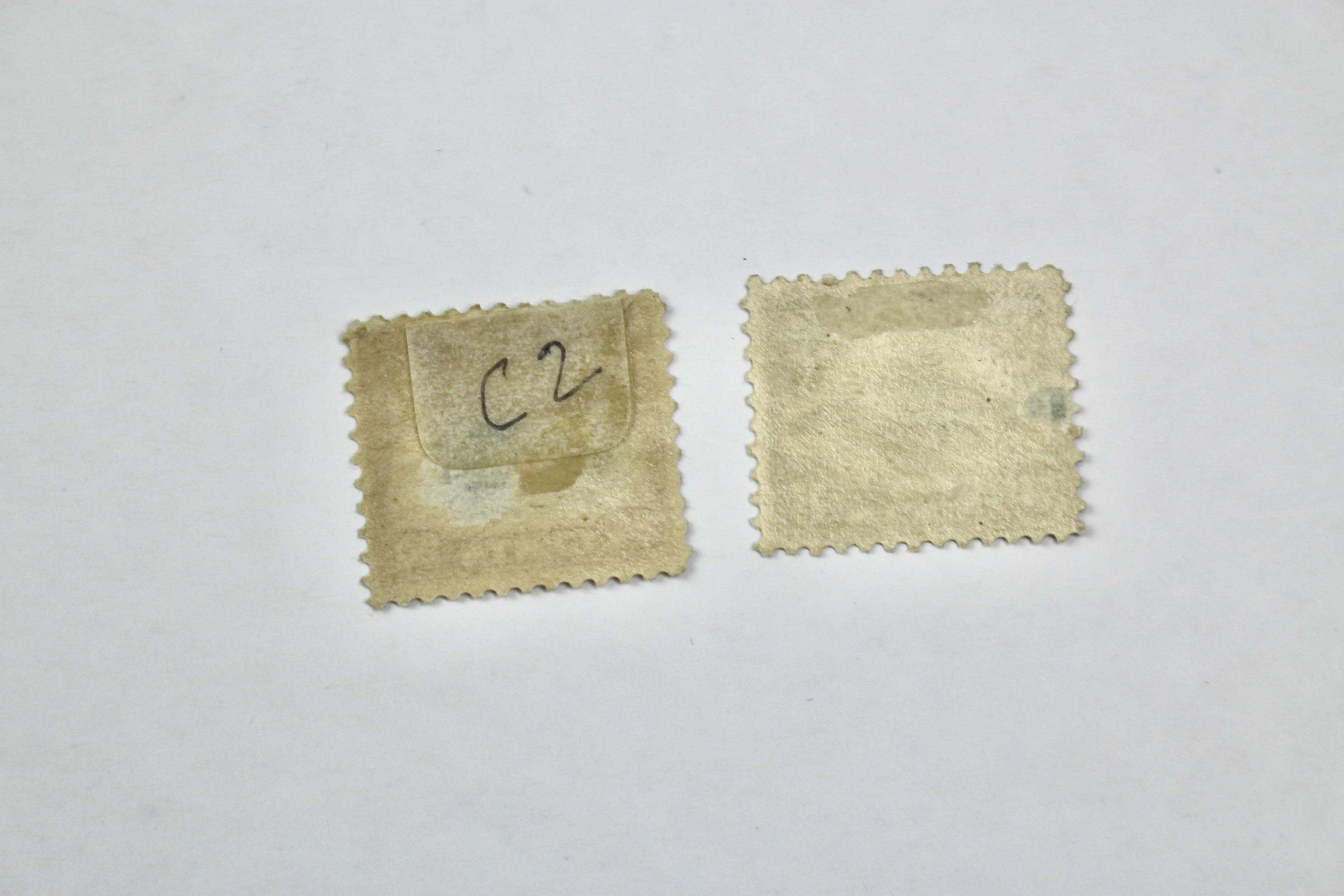 Seven Early Mint Hinged U.S. Air Mail Stamps