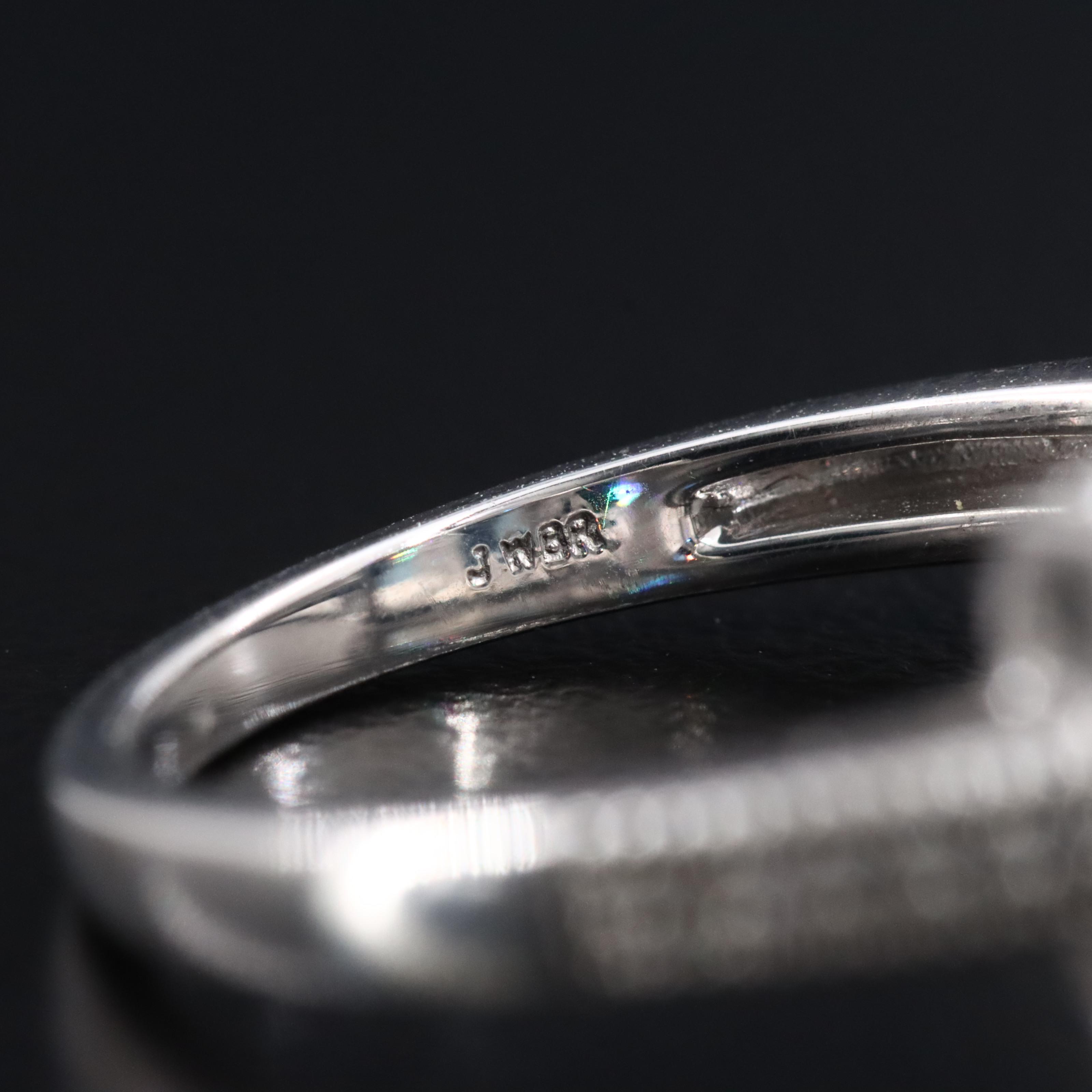 Sterling London Blue Topaz and White Sapphire Ring