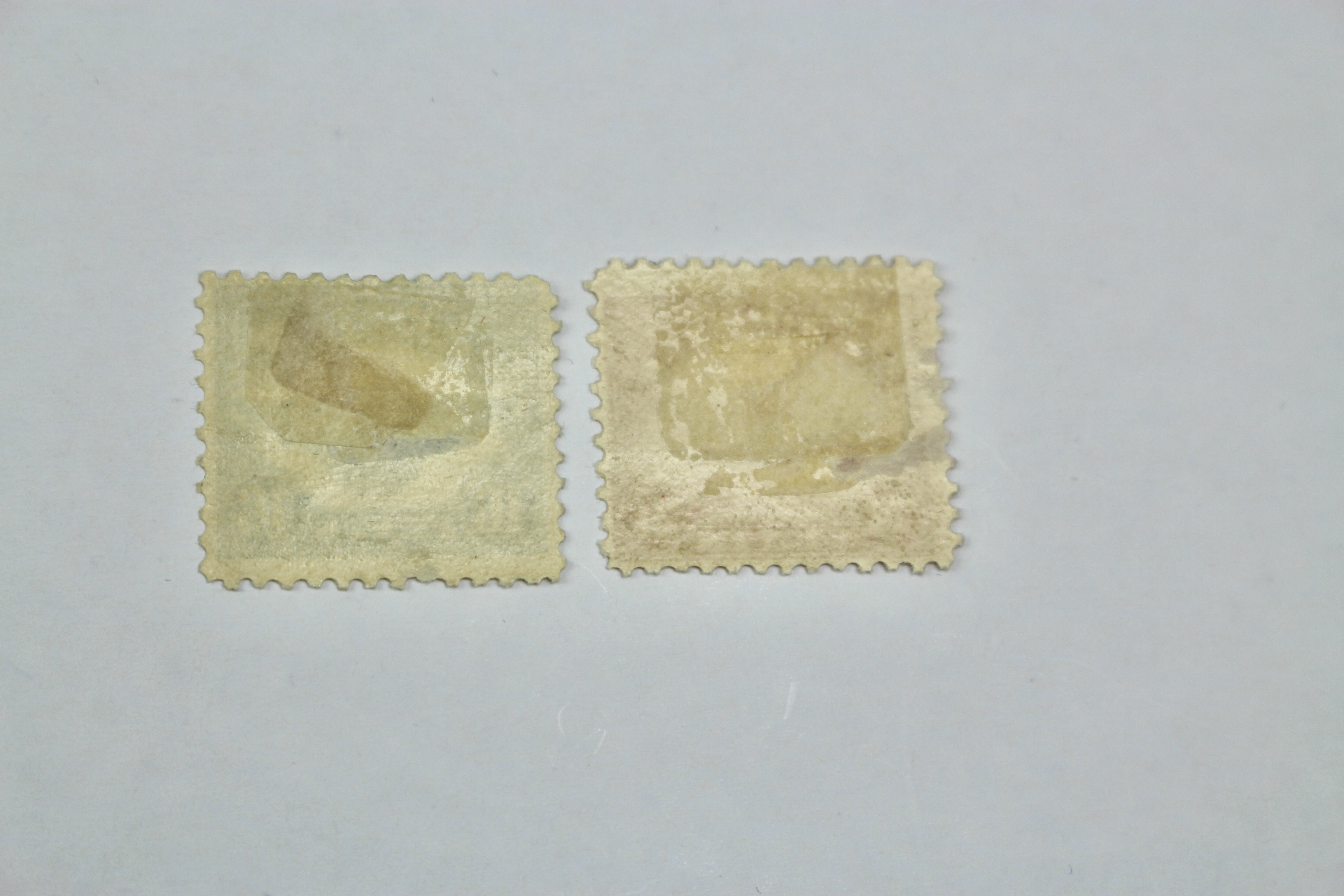 Seven Early Mint Hinged U.S. Air Mail Stamps