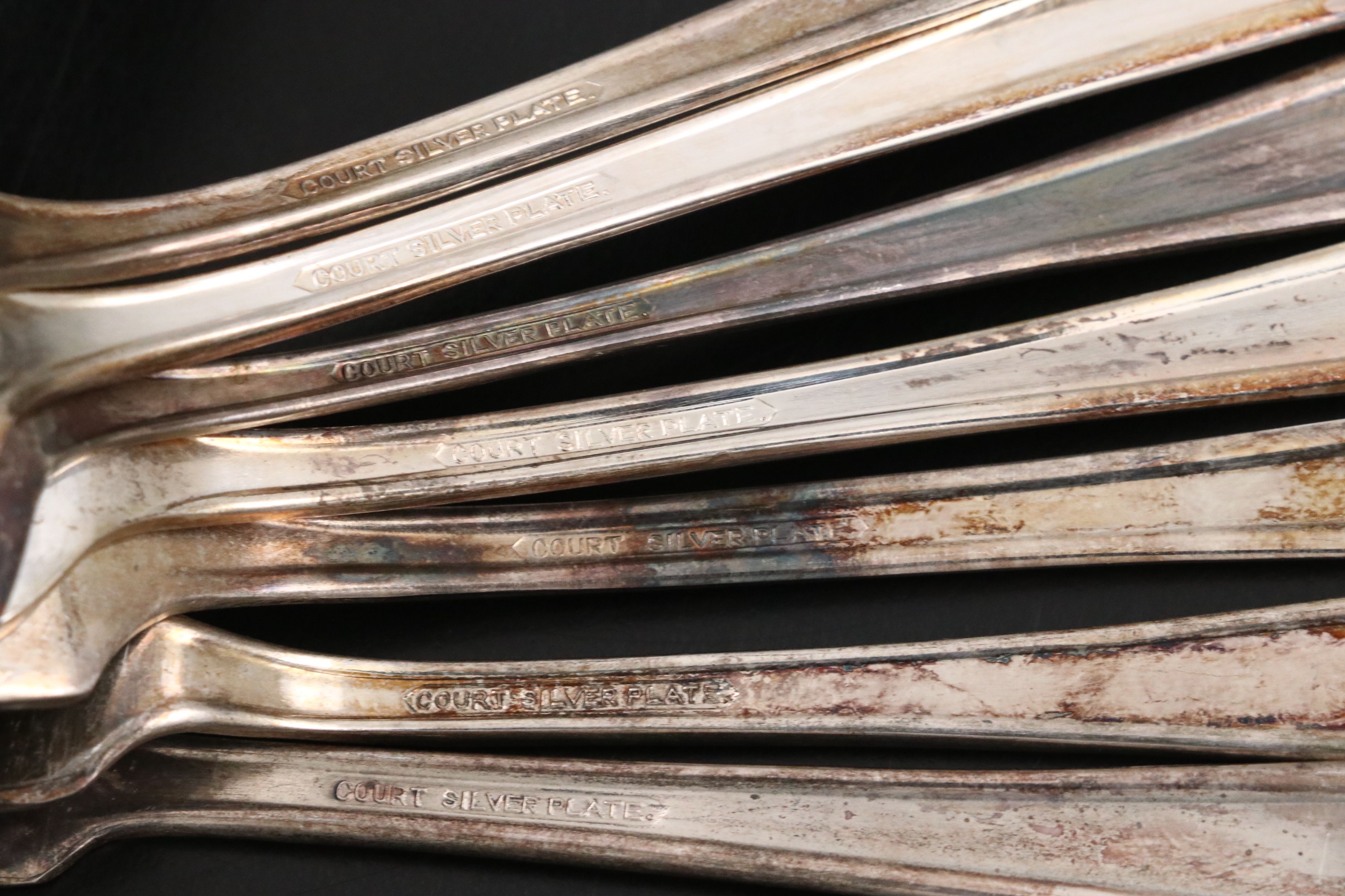 International Silver "Court" Silver Plate Flatware with Others