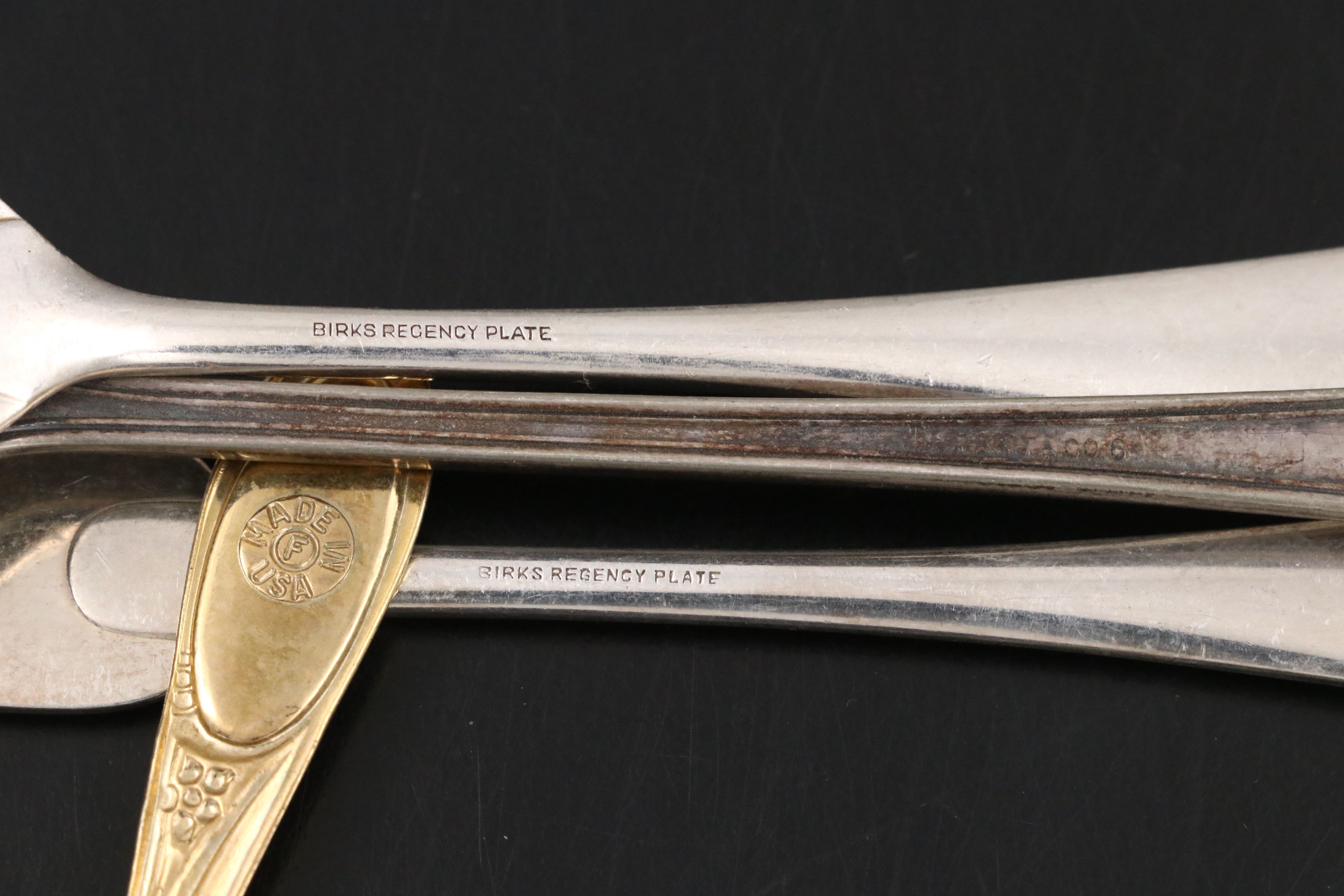 International Silver "Court" Silver Plate Flatware with Others