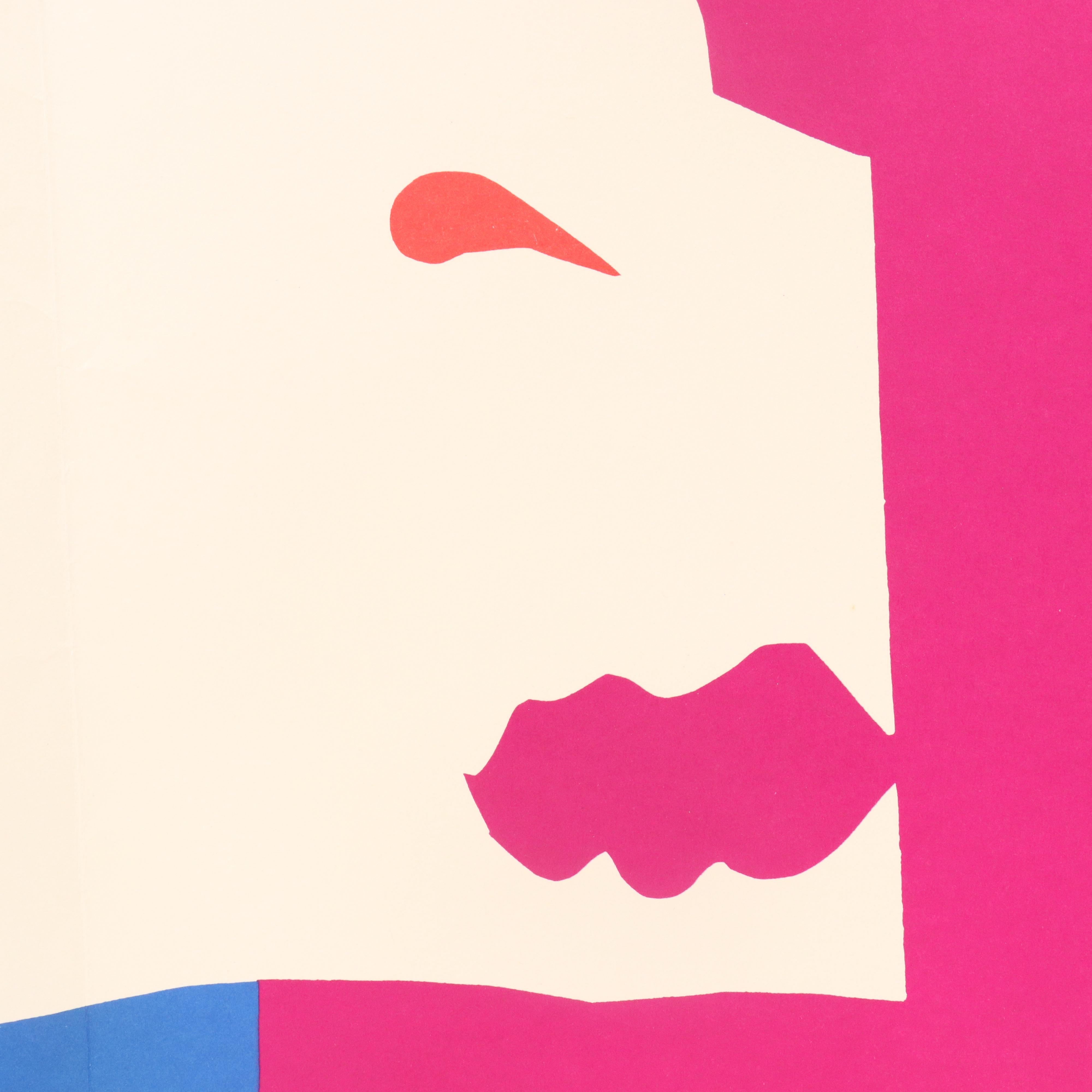 Color Lithograph After Henri Matisse "Le Loup" From "Jazz," Circa 1950