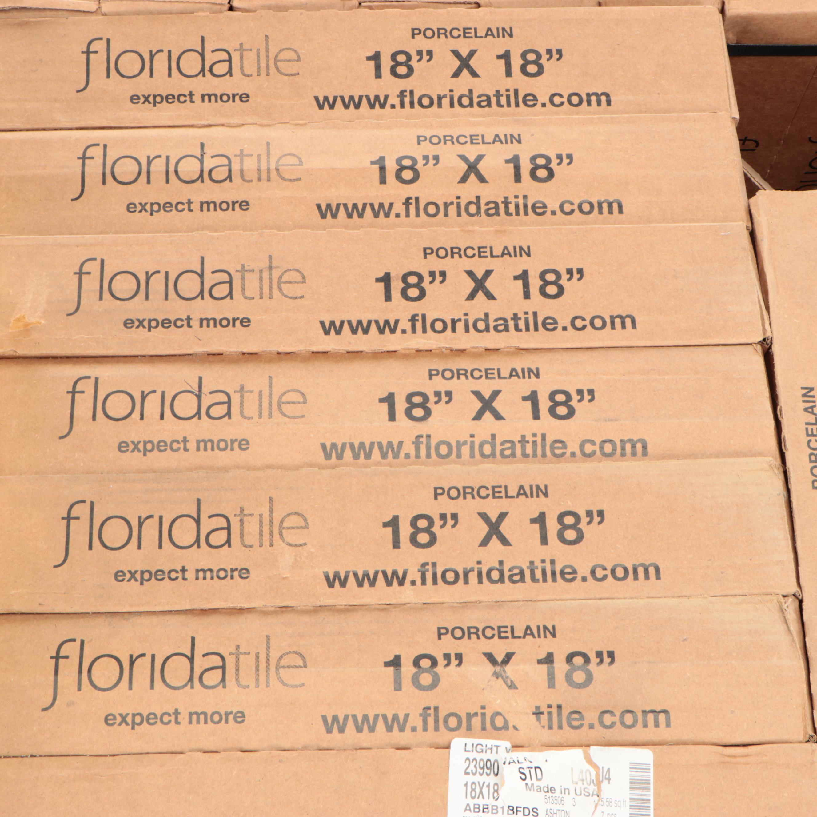 Floridatile "Light Walnut" Porcelain Floor Tiles