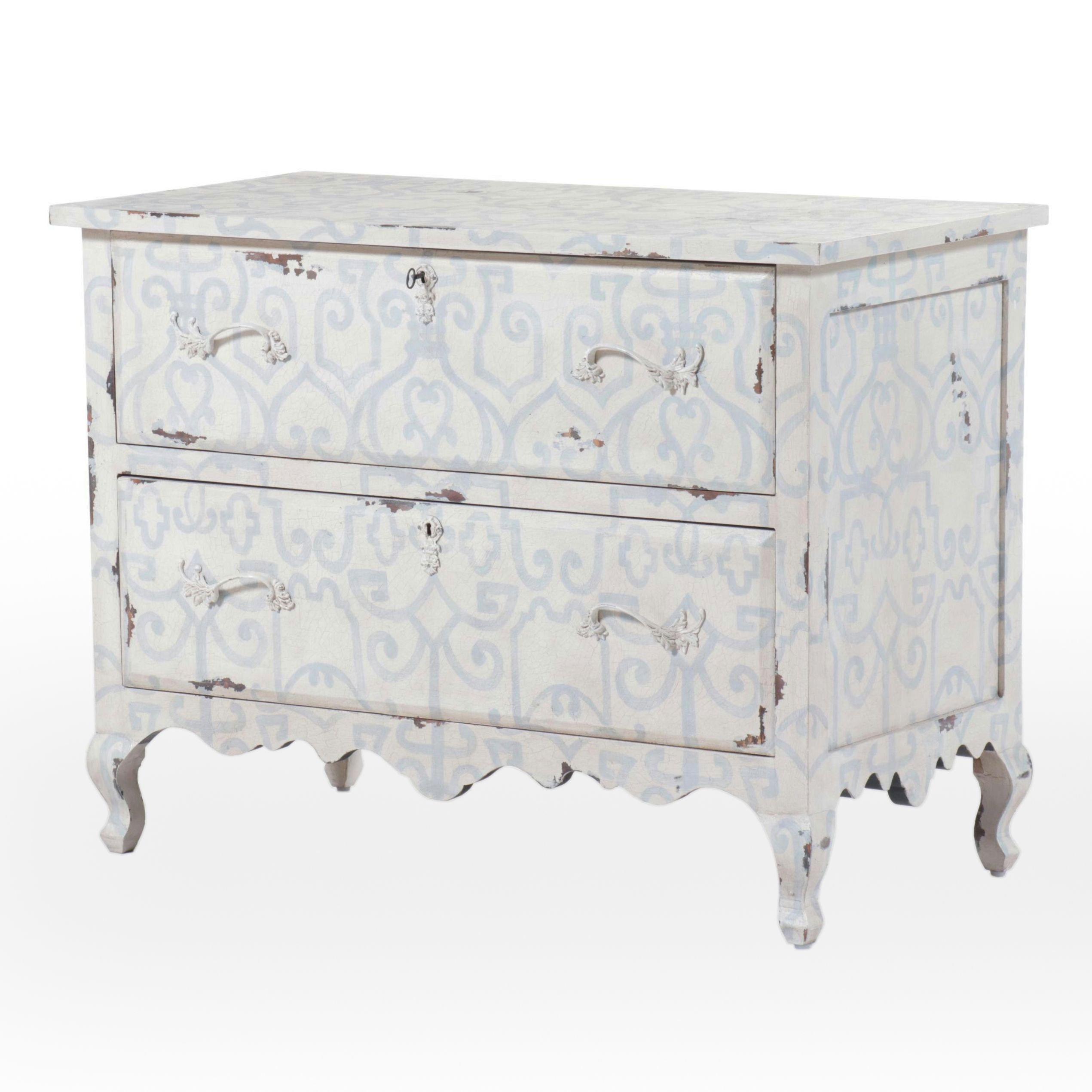 Guild Master Painted Wood Two-Drawer Chest