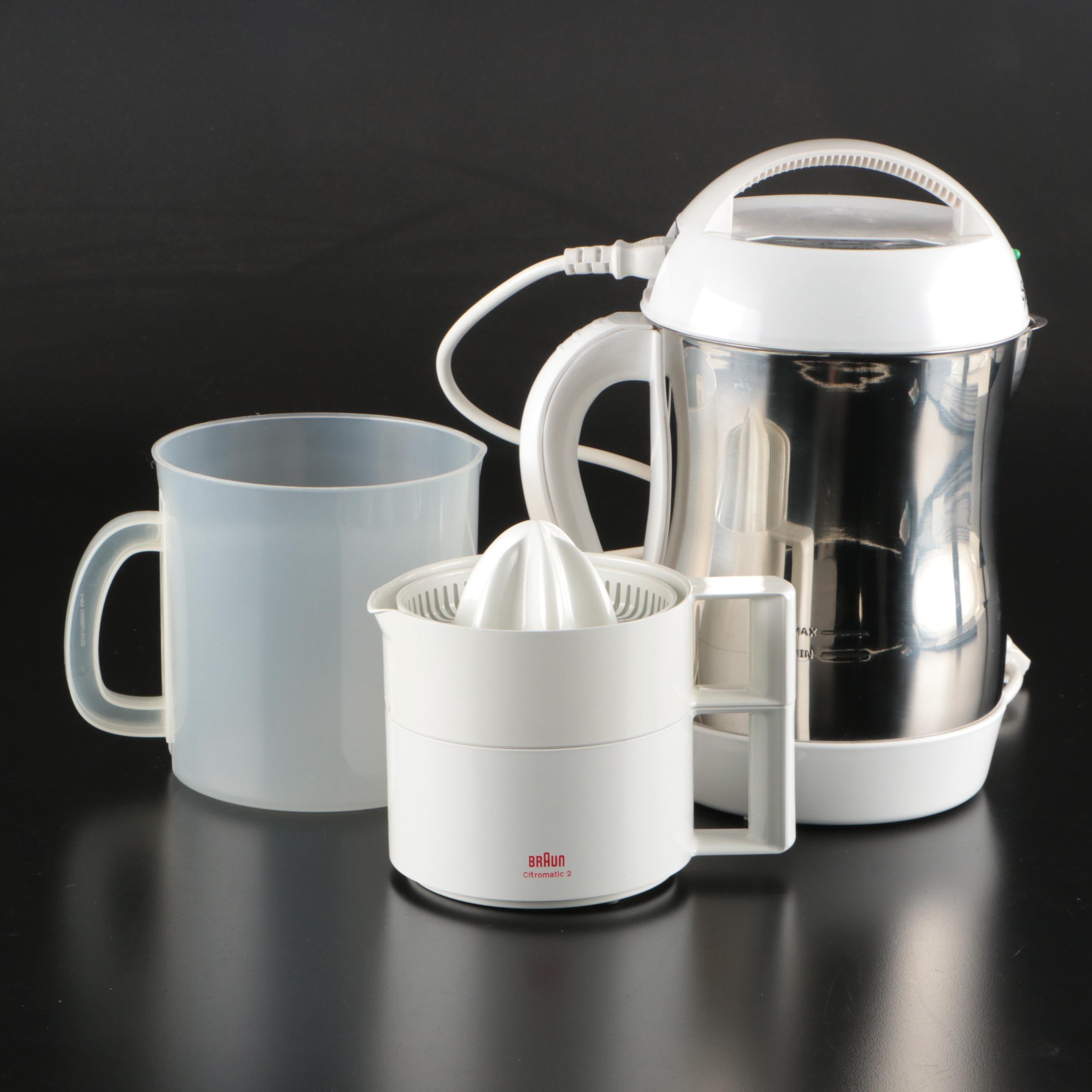 Braun Citromatic 2 Juicer and SoyQuick Milk Maker