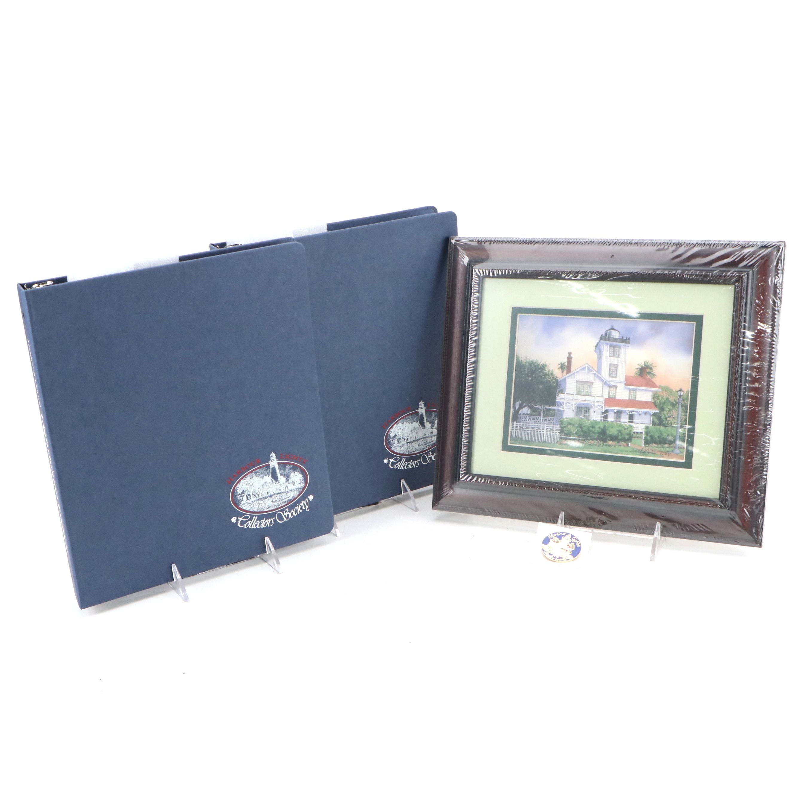 Harbour Lights Collector's Society Binders and Signed Print by Mark Sherman