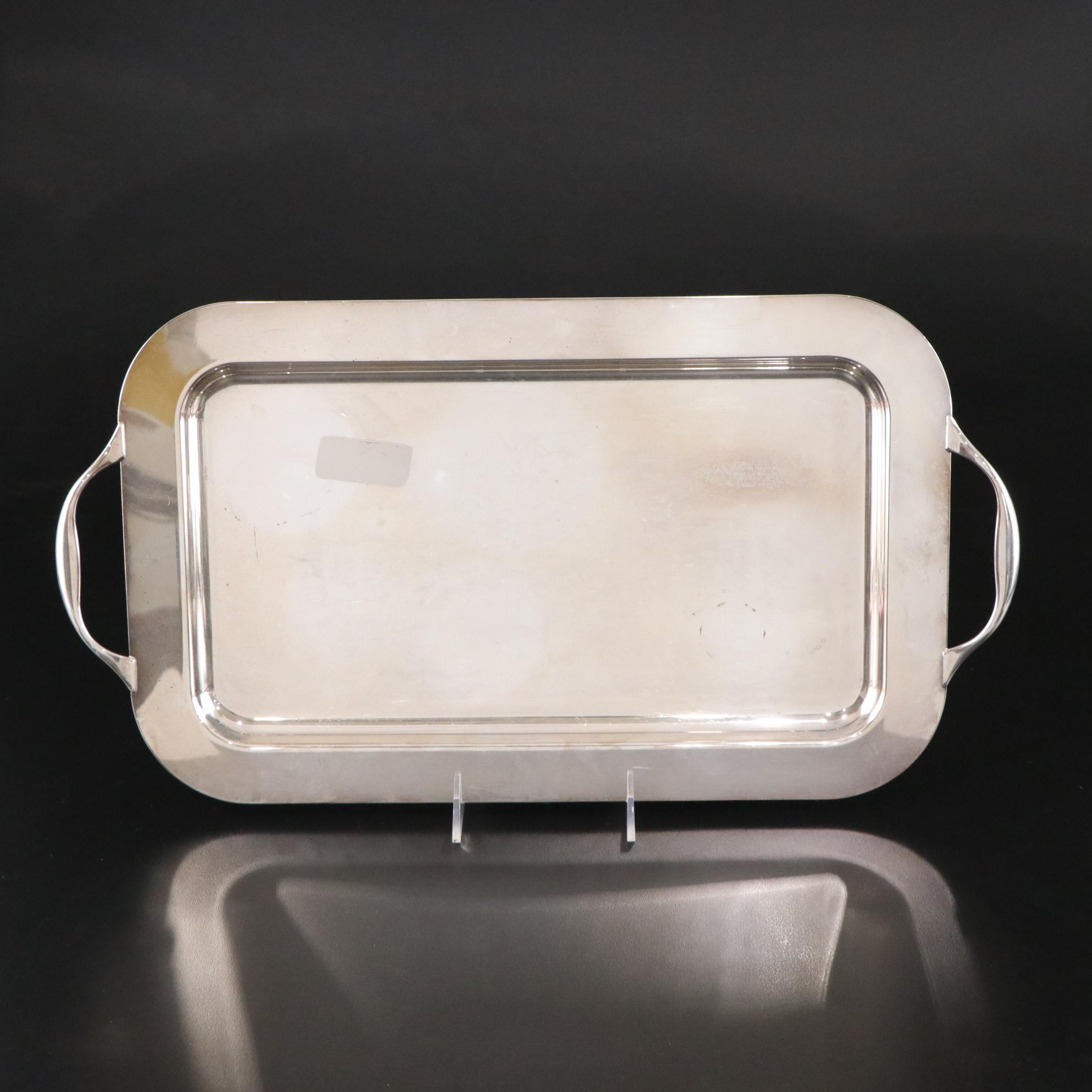 Pampaloni Italian Modern Silver Plate Coffee and Tea Service