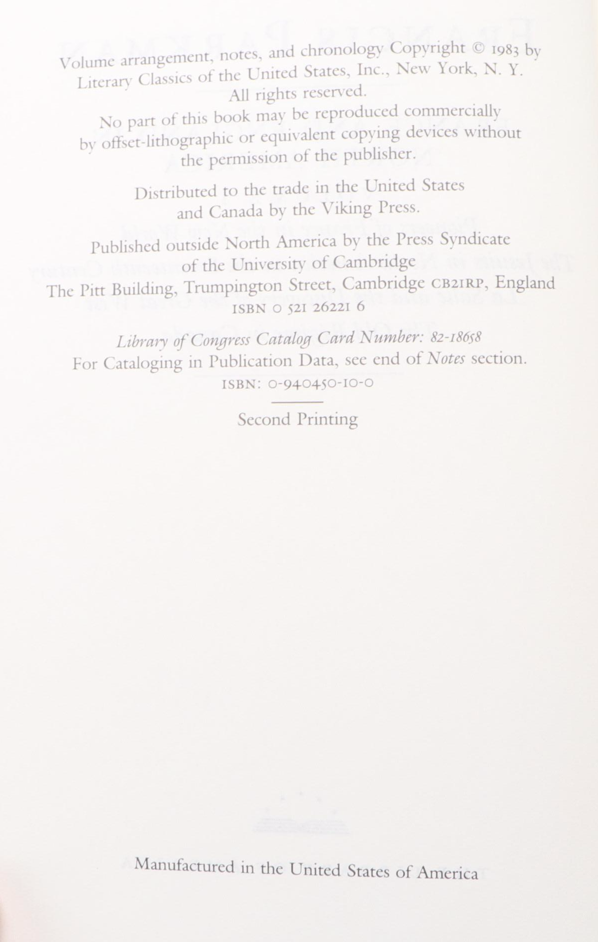 Library of America Anthologies Including Abraham Lincoln, Henry Adams, and More