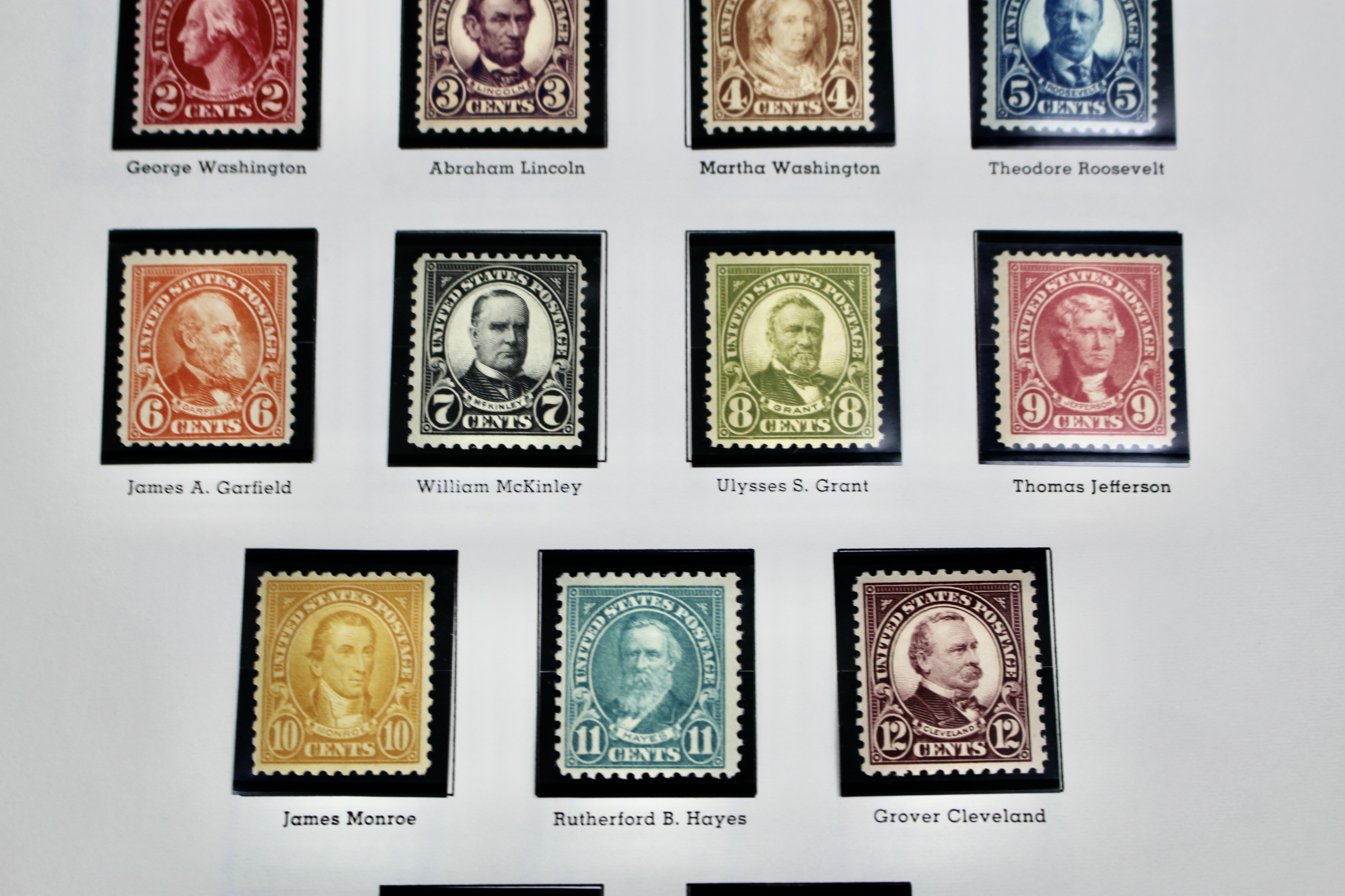 Mint Never Hinged Scott 551 to 573 Regular Issue Postage Stamps, 1922 to 1926