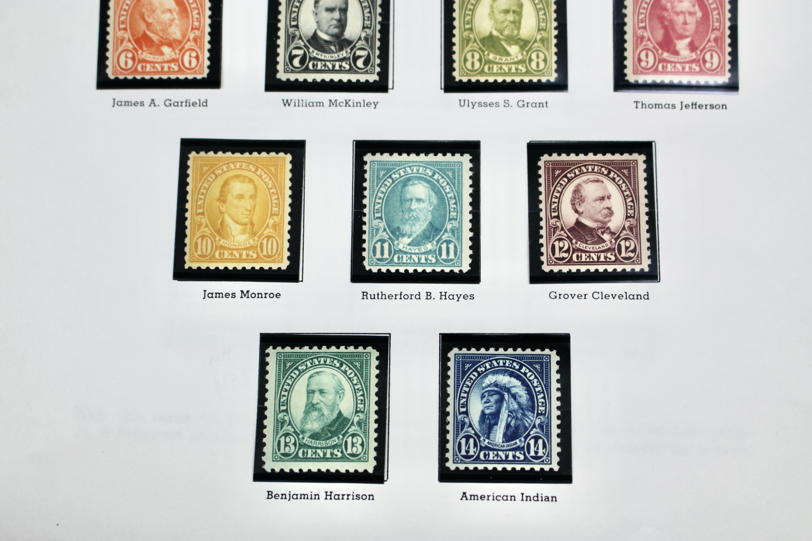 Mint Never Hinged Scott 551 to 573 Regular Issue Postage Stamps, 1922 to 1926