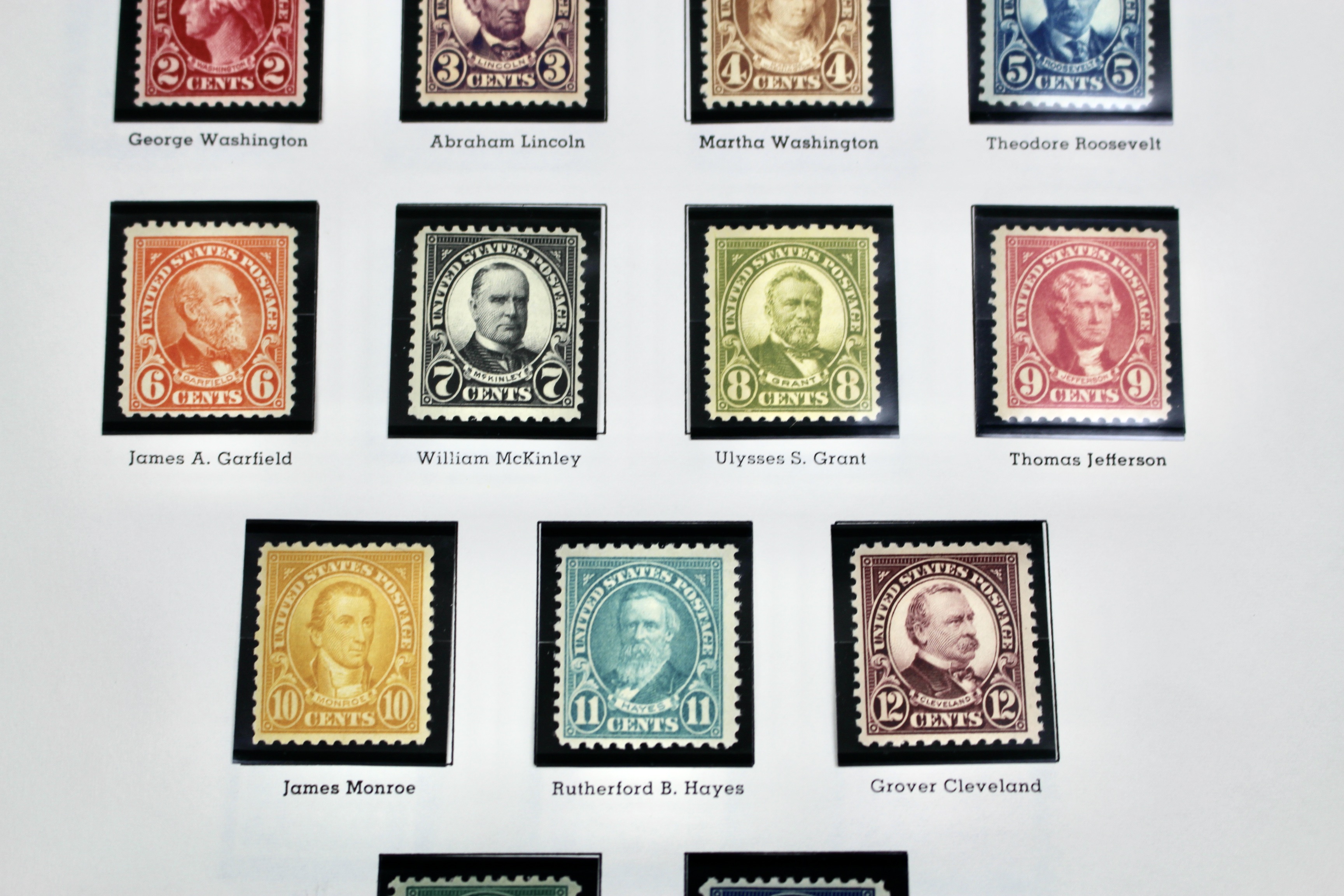 Mint Never Hinged Scott 551 to 573 Regular Issue Postage Stamps, 1922 to 1926
