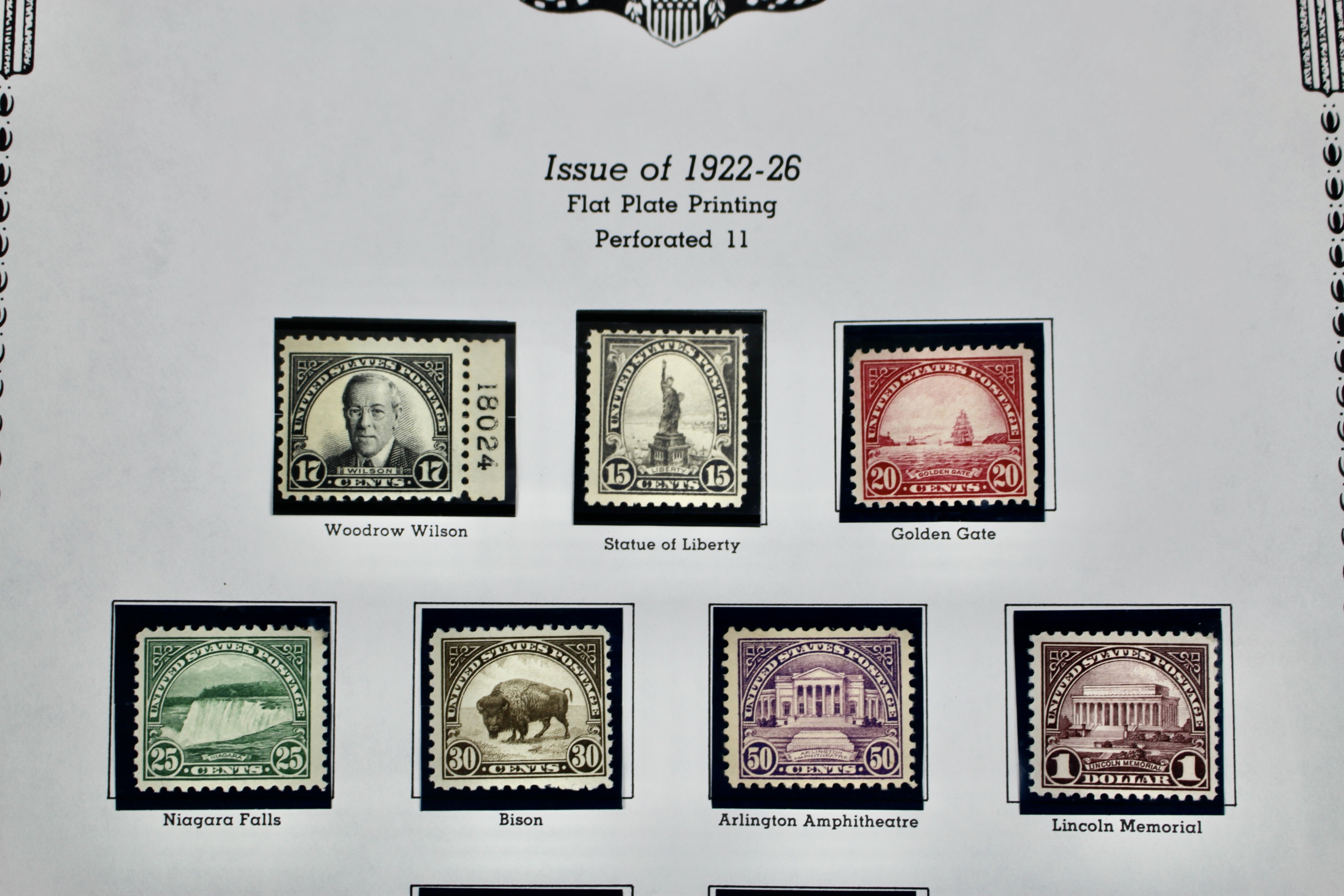 Mint Never Hinged Scott 551 to 573 Regular Issue Postage Stamps, 1922 to 1926