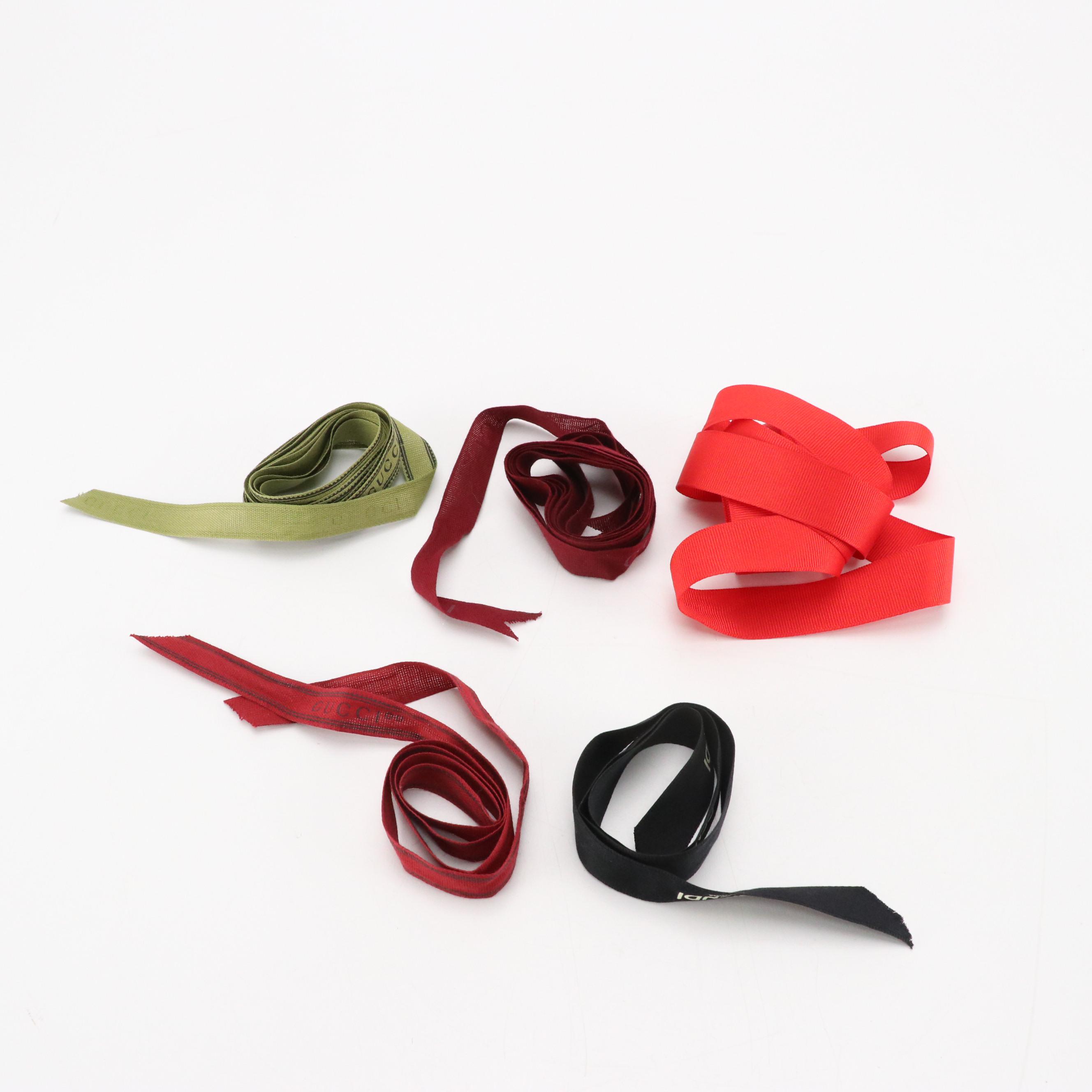 Designer Retail Gift Bags, Ribbons and Boxes from Gucci, Fendi and More