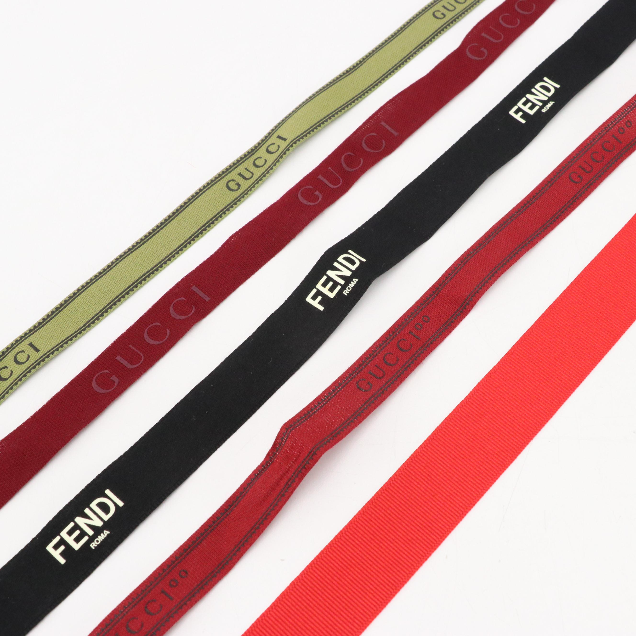 Designer Retail Gift Bags, Ribbons and Boxes from Gucci, Fendi and More