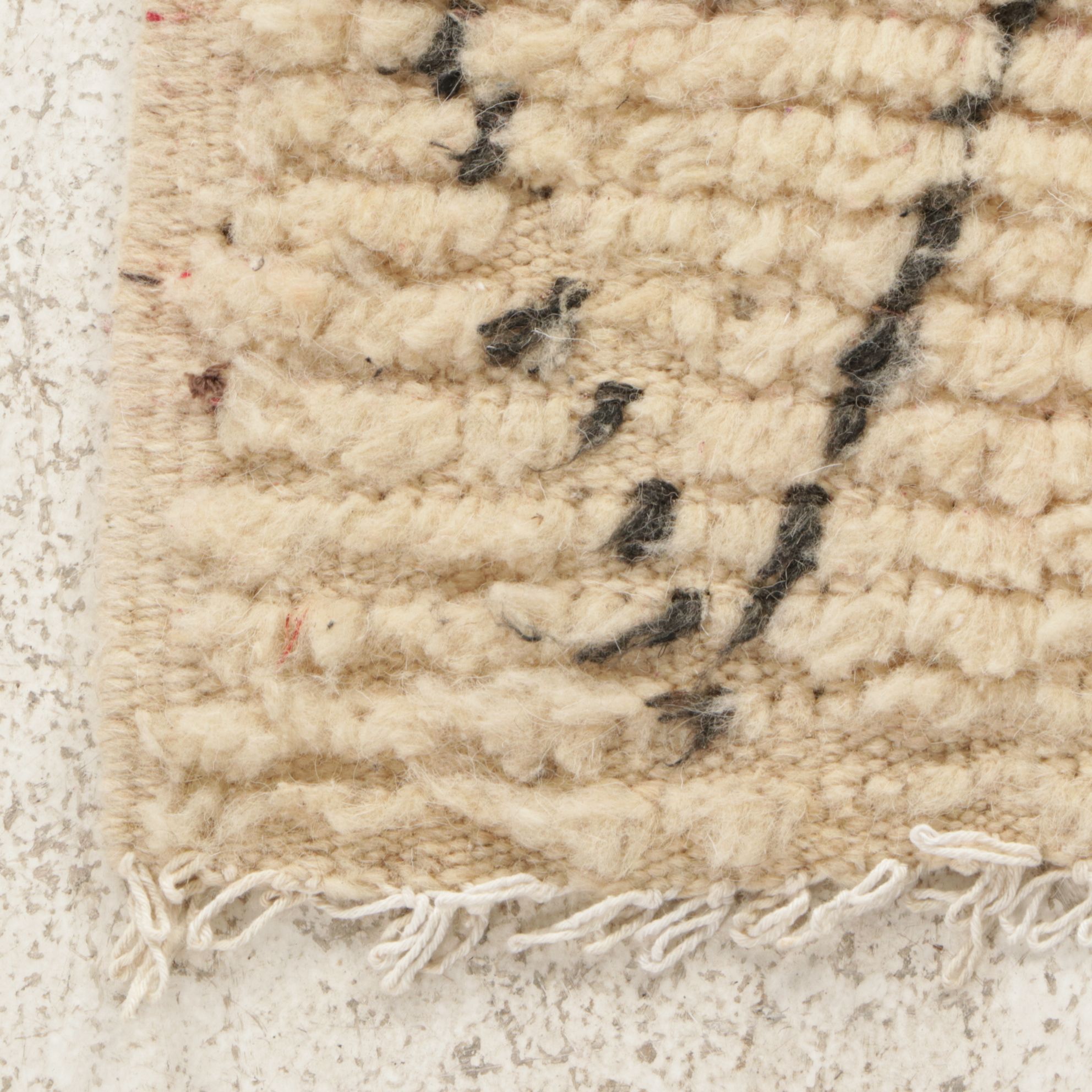 Four Hand-Knotted Moroccan Berber Accent Rugs