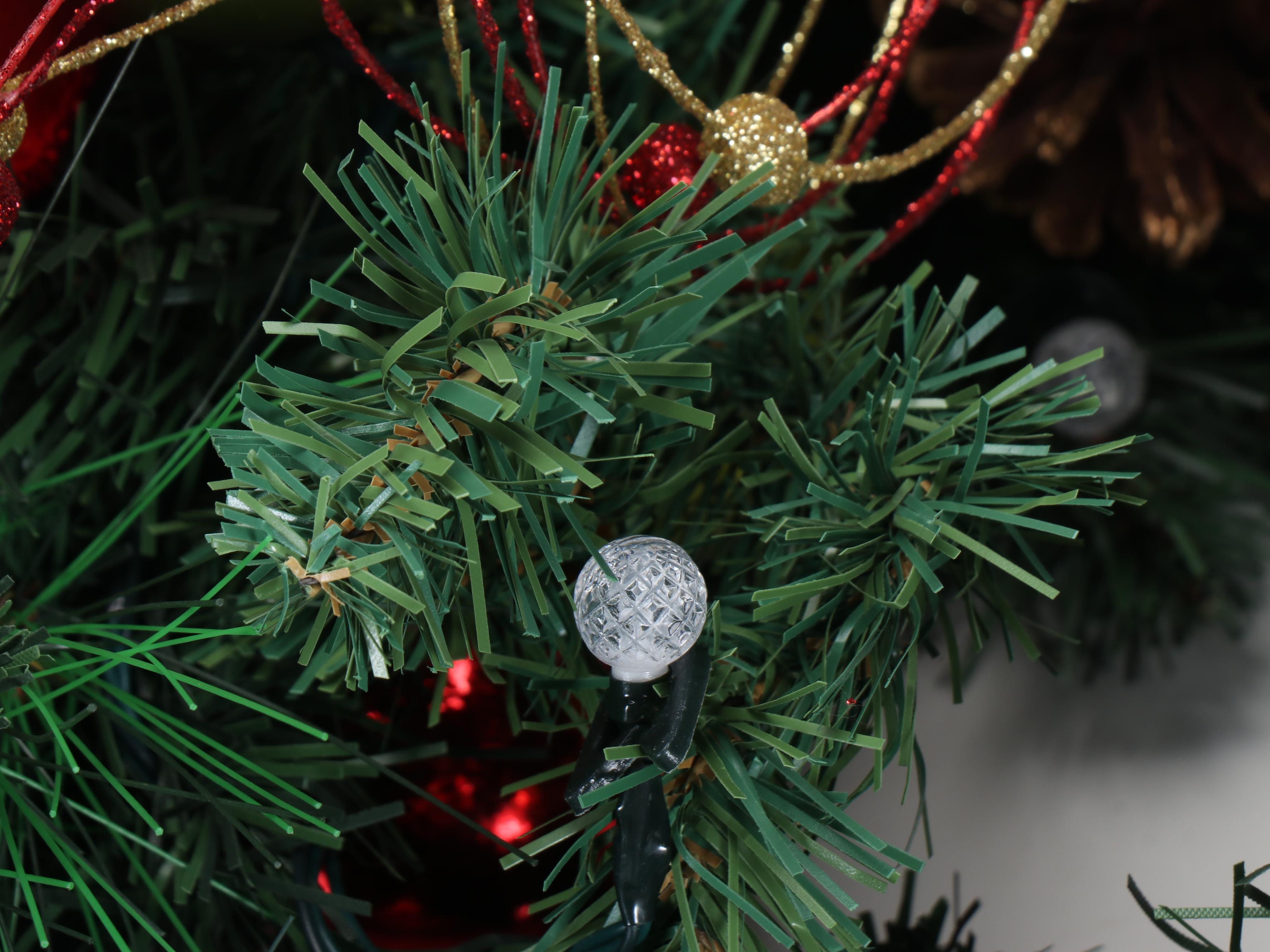 Artificial Pine and Ornament Christmas Garland