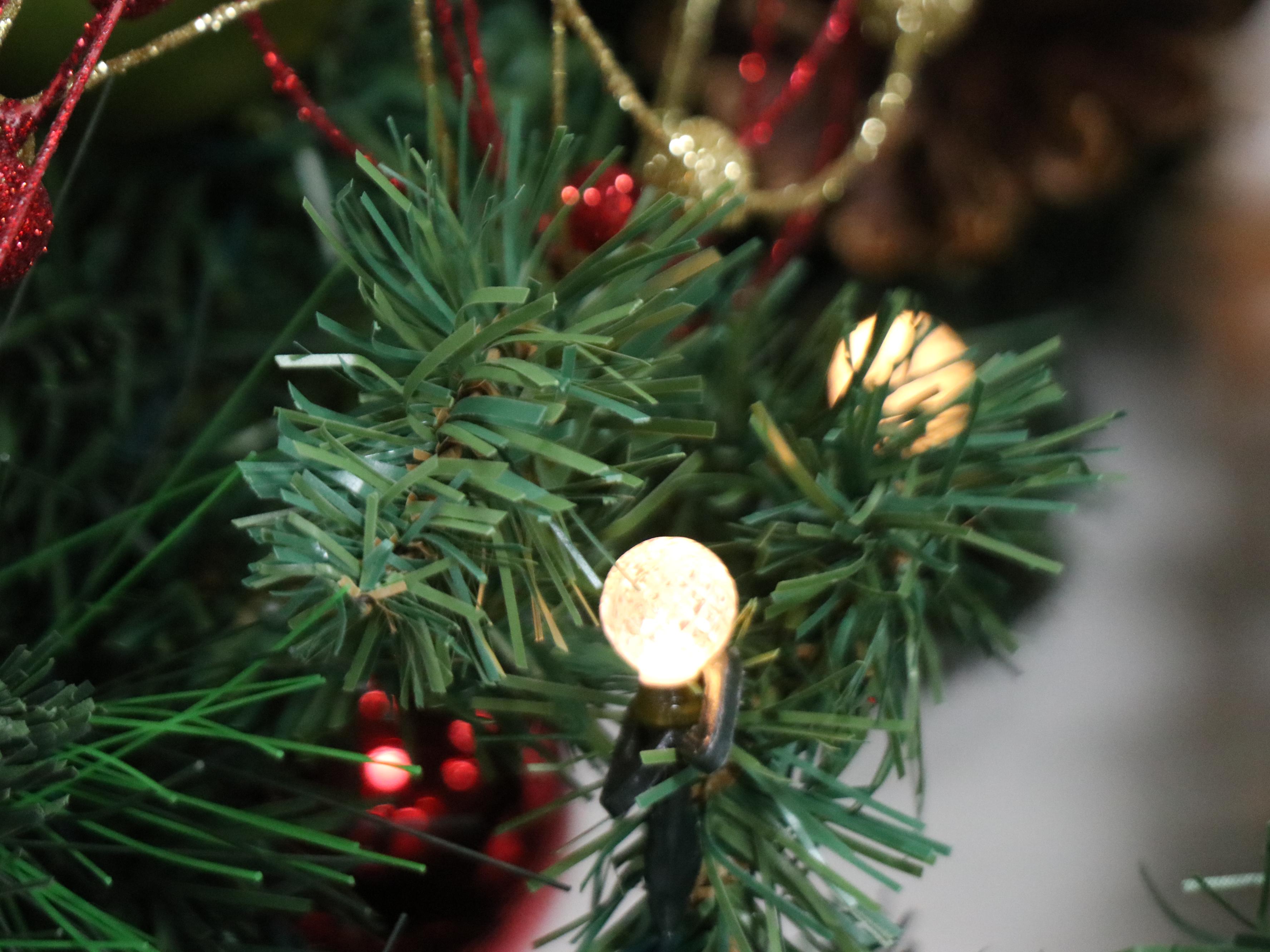 Artificial Pine and Ornament Christmas Garland