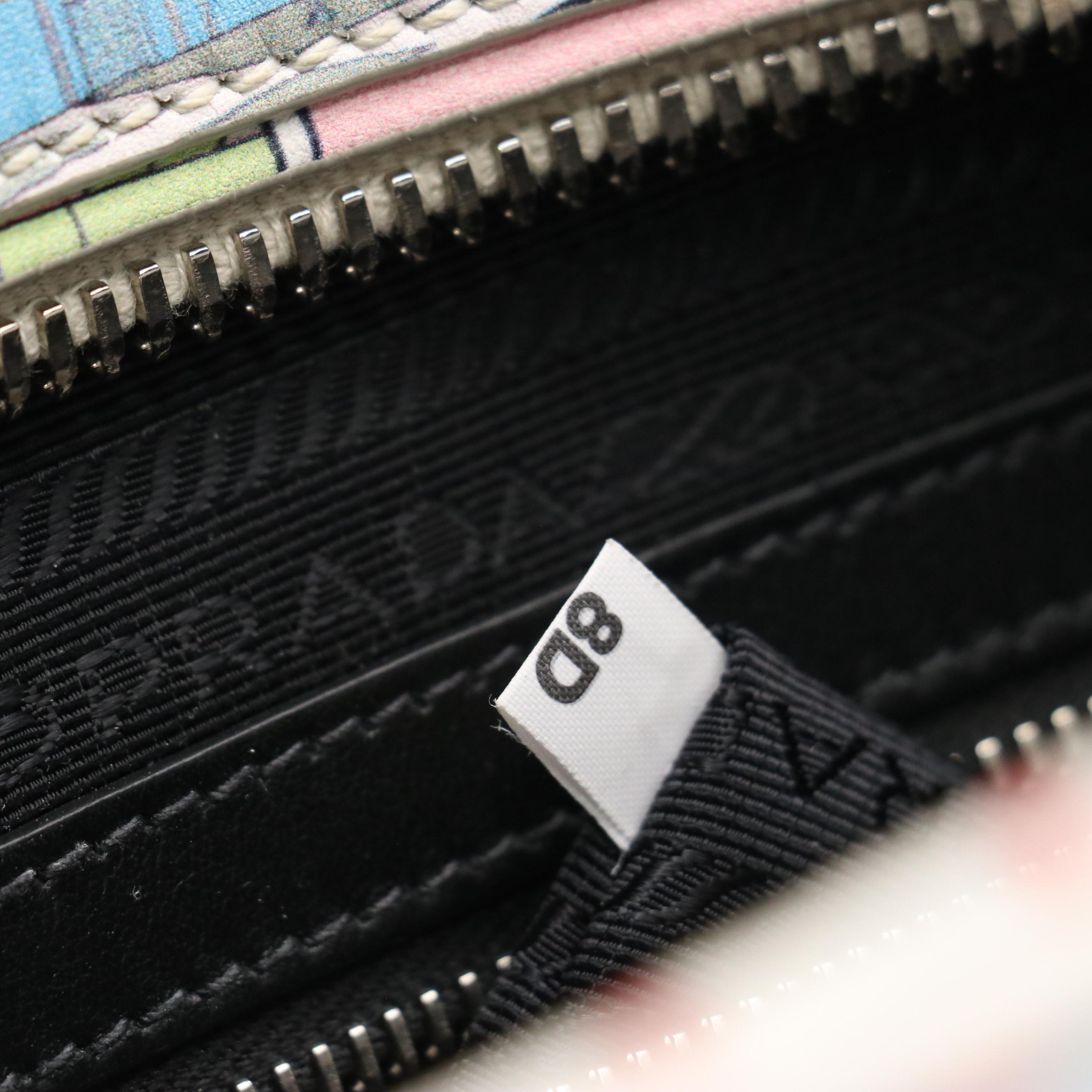 Prada Zip-Around Messenger Bag in Comics Printed Vitello Leather