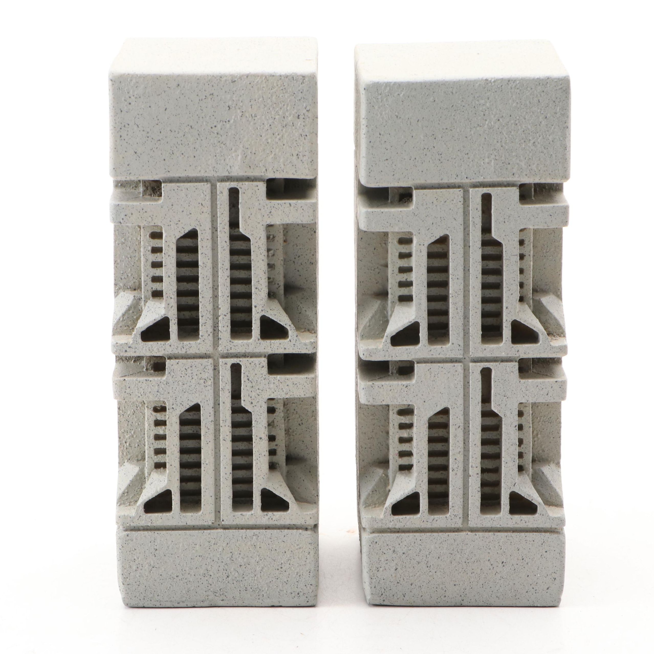 Frank Lloyd Wright Ennis House Tile Bookends