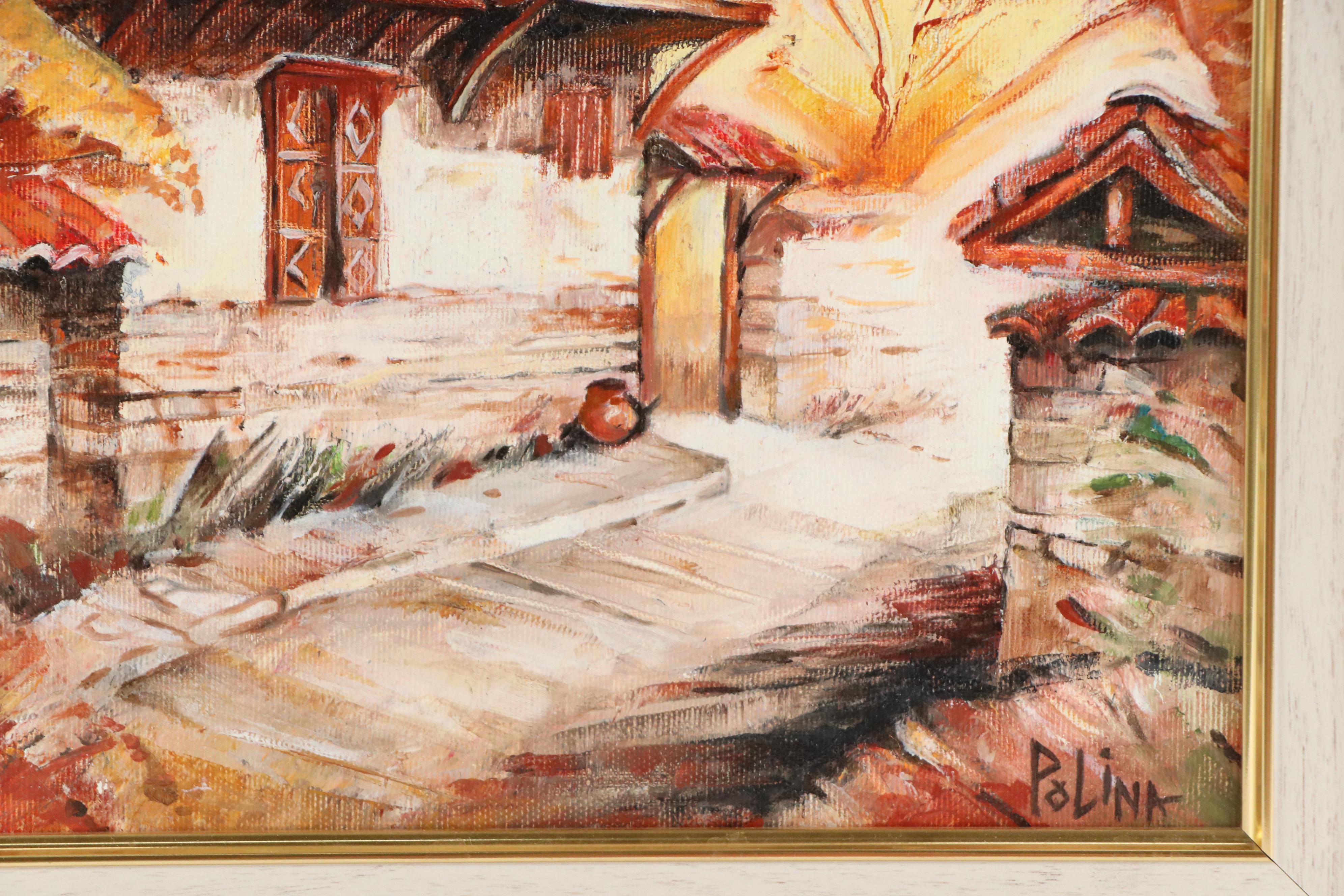 Polina Gerdjikova Oil Painting of Villa Landscape, 2014