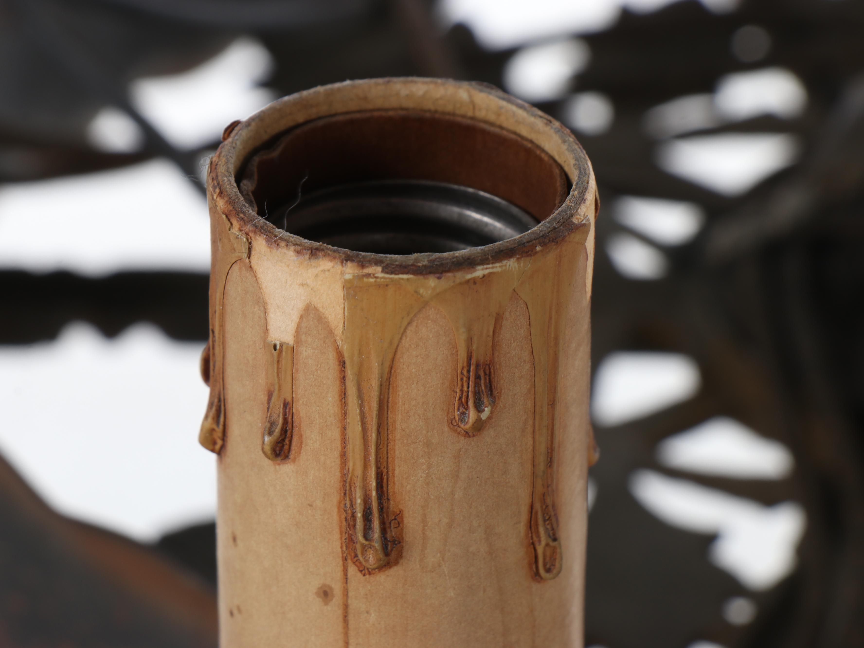 Spanish Revival Style Rustic Five-Arm Chandelier