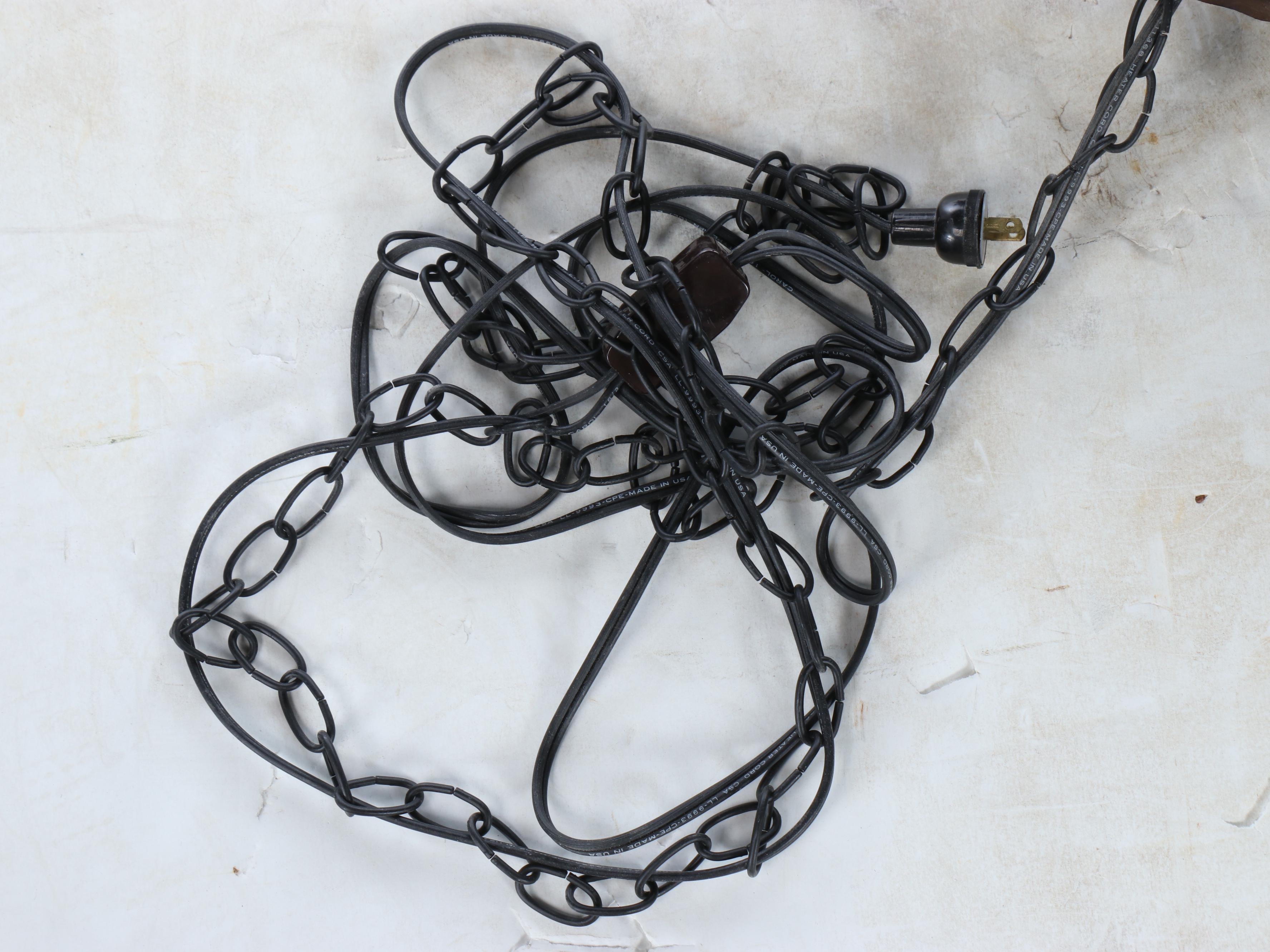 Spanish Revival Style Rustic Five-Arm Chandelier